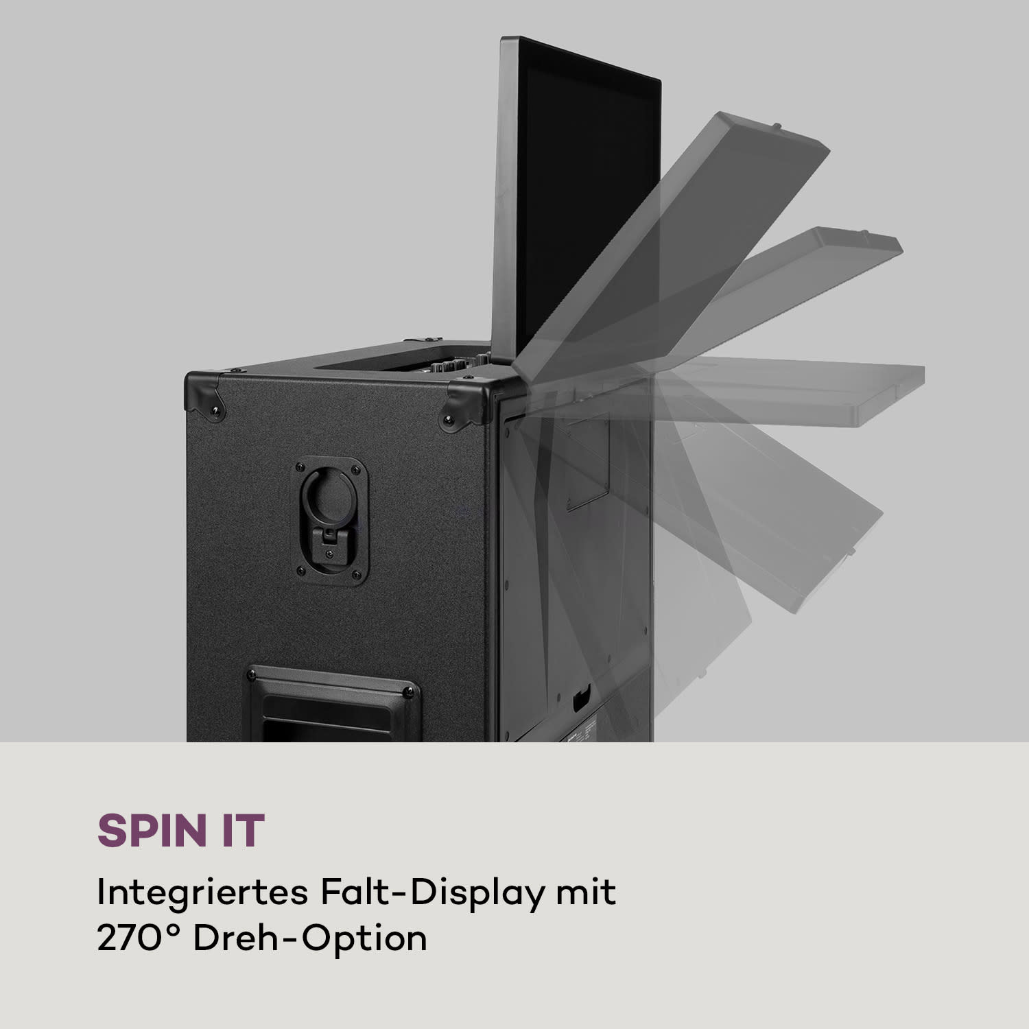 Pro Spin 10 Karaoke-System 14,1" Touch-Display 2xMic WiFi BT USB HDMI