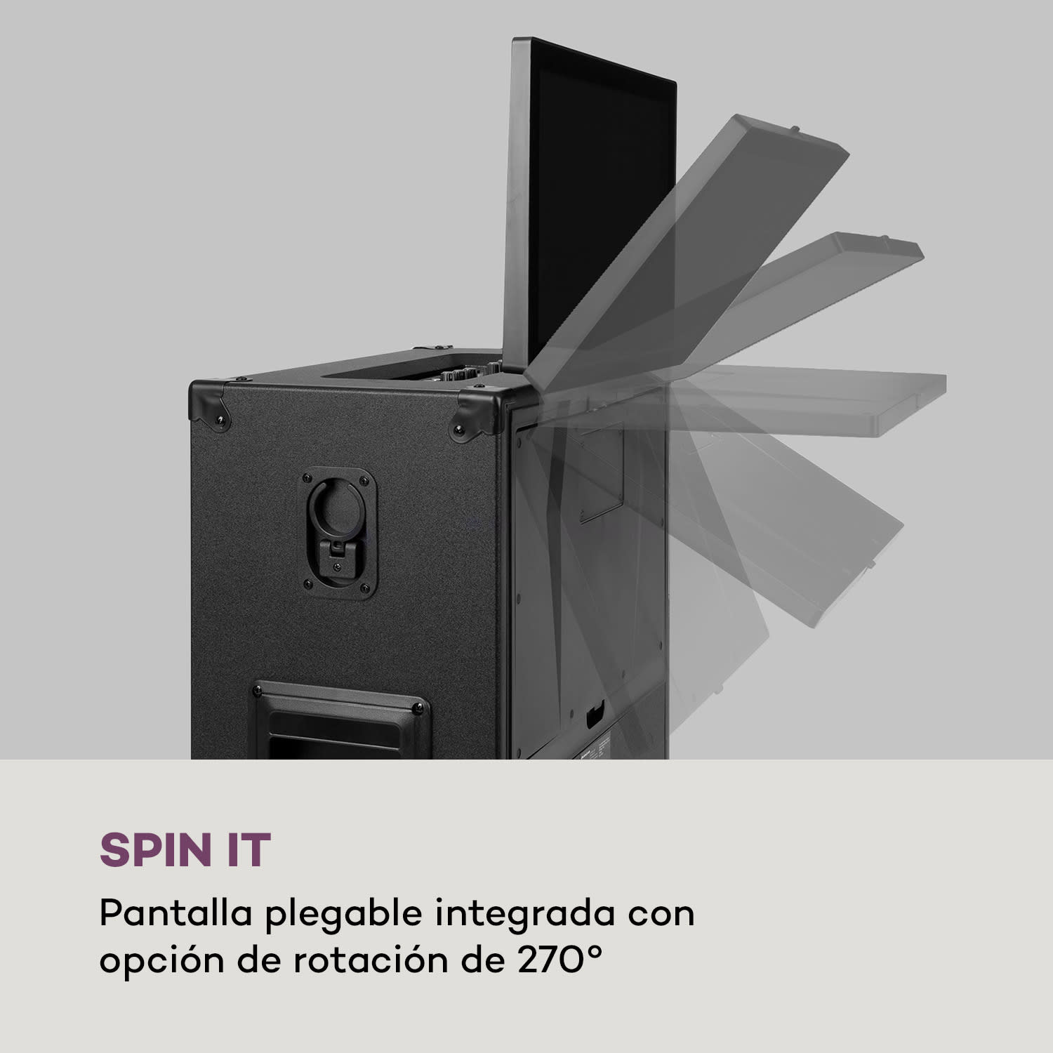 Sistema de karaoke Pro Spin 10 Pantalla táctil de 14,1" 2UHF Mic WiFi BT USB TF HDMI