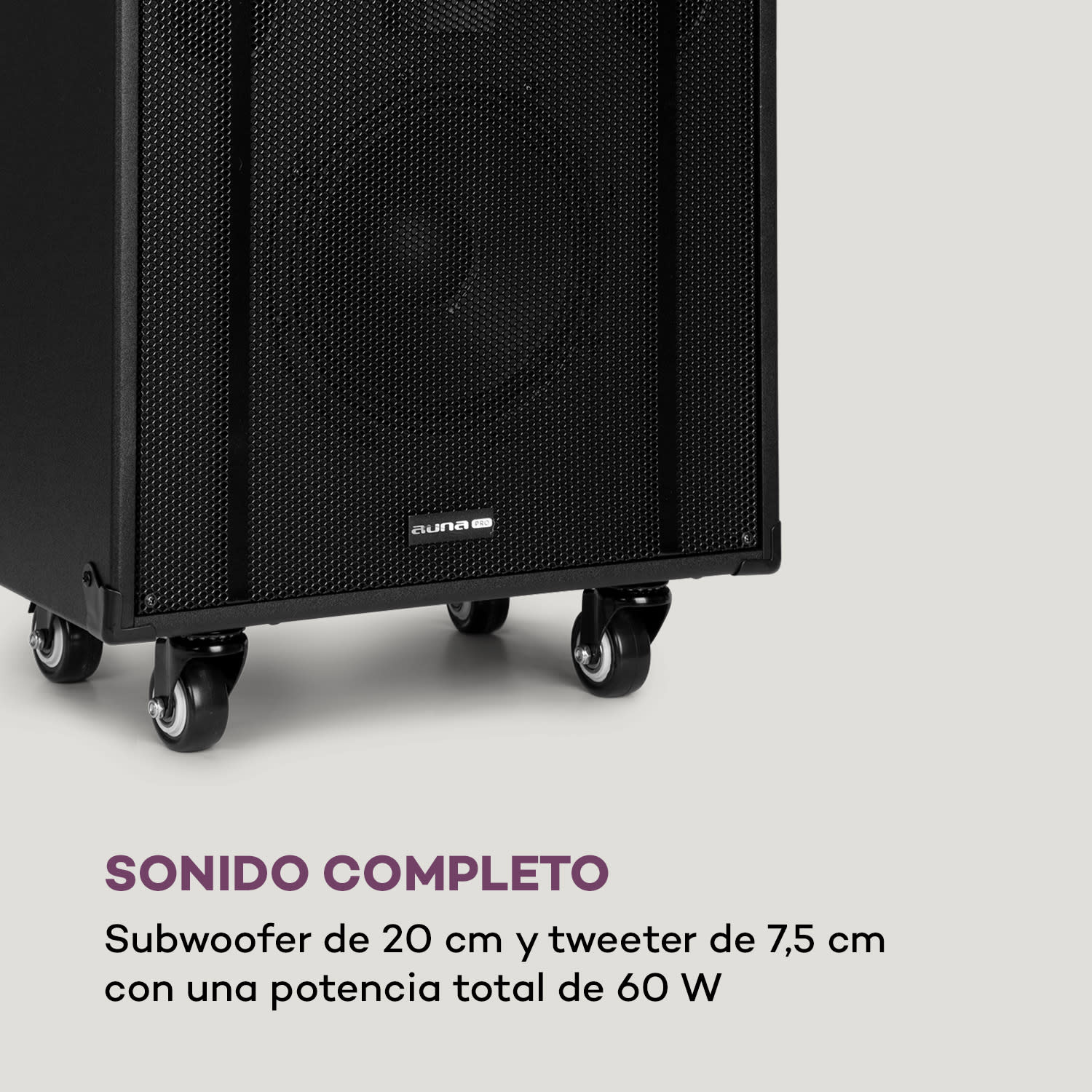 Sistema de karaoke Pro Spin 10 Pantalla táctil de 14,1" 2UHF Mic WiFi BT USB TF HDMI