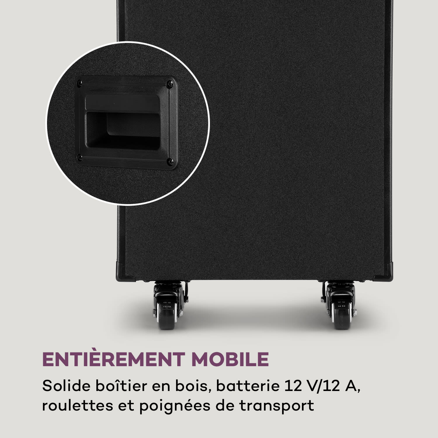 Système karaoké Pro Spin 10 14,1" écran tactile 2UHF Mic WiFi BT USB TF HDMI