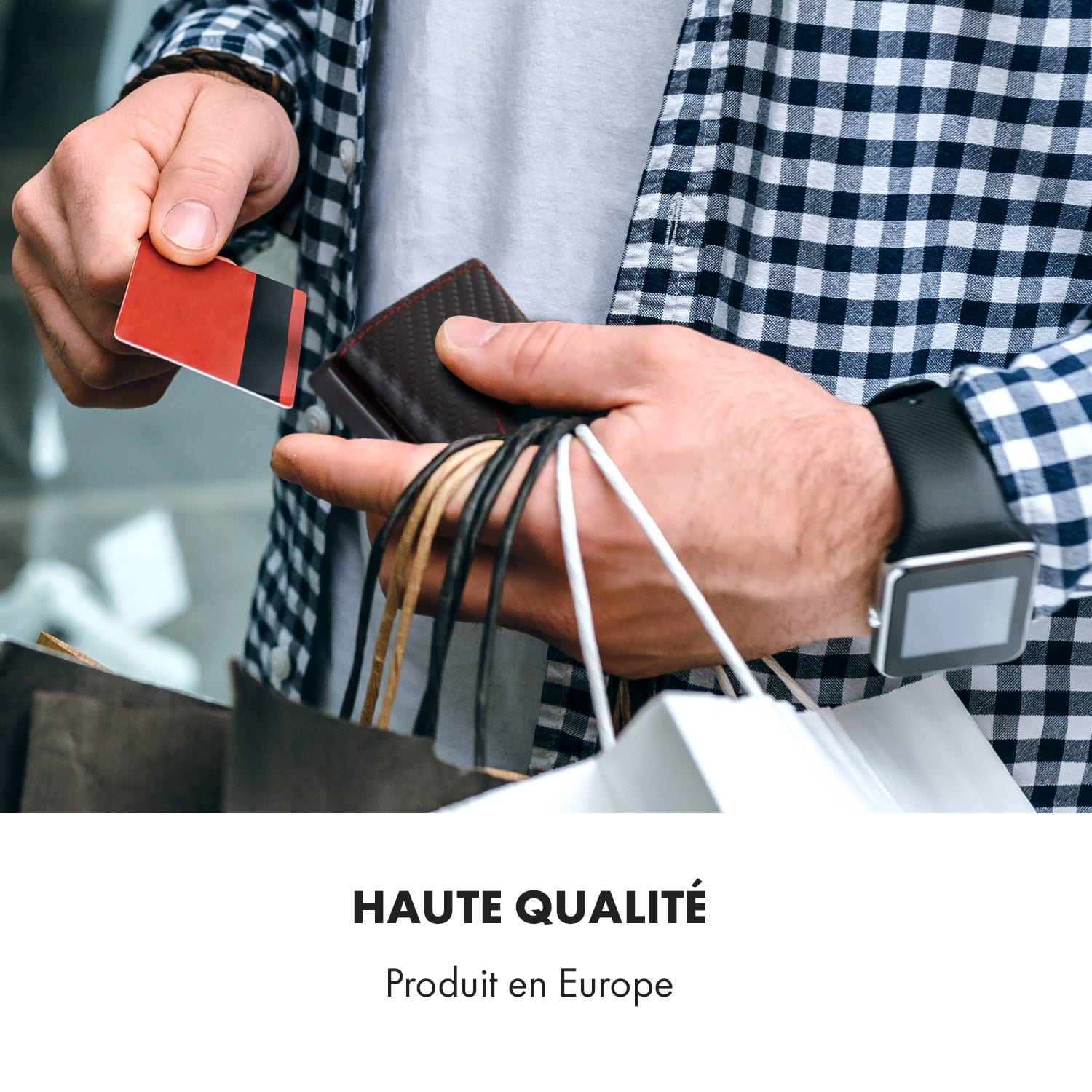 ZNAP Airtag Wallet 8 kaarten met muntvak 8,9 x 1,5 x 6,3 cm (BxHxD) RFID-bescherming Koolstof | Rood