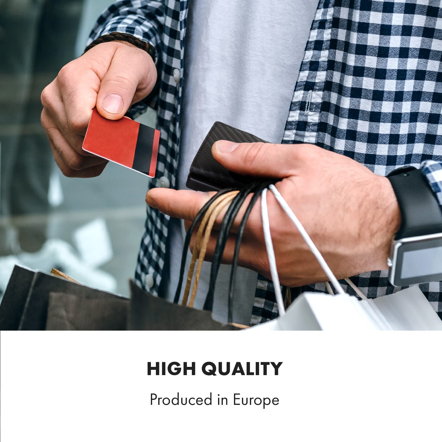 Портфейл ZNAP Airtag, 8 карти, отделение за монети, 8,9 x 1,8 x 6,3 см (Ш x В x Г), RFID защита 