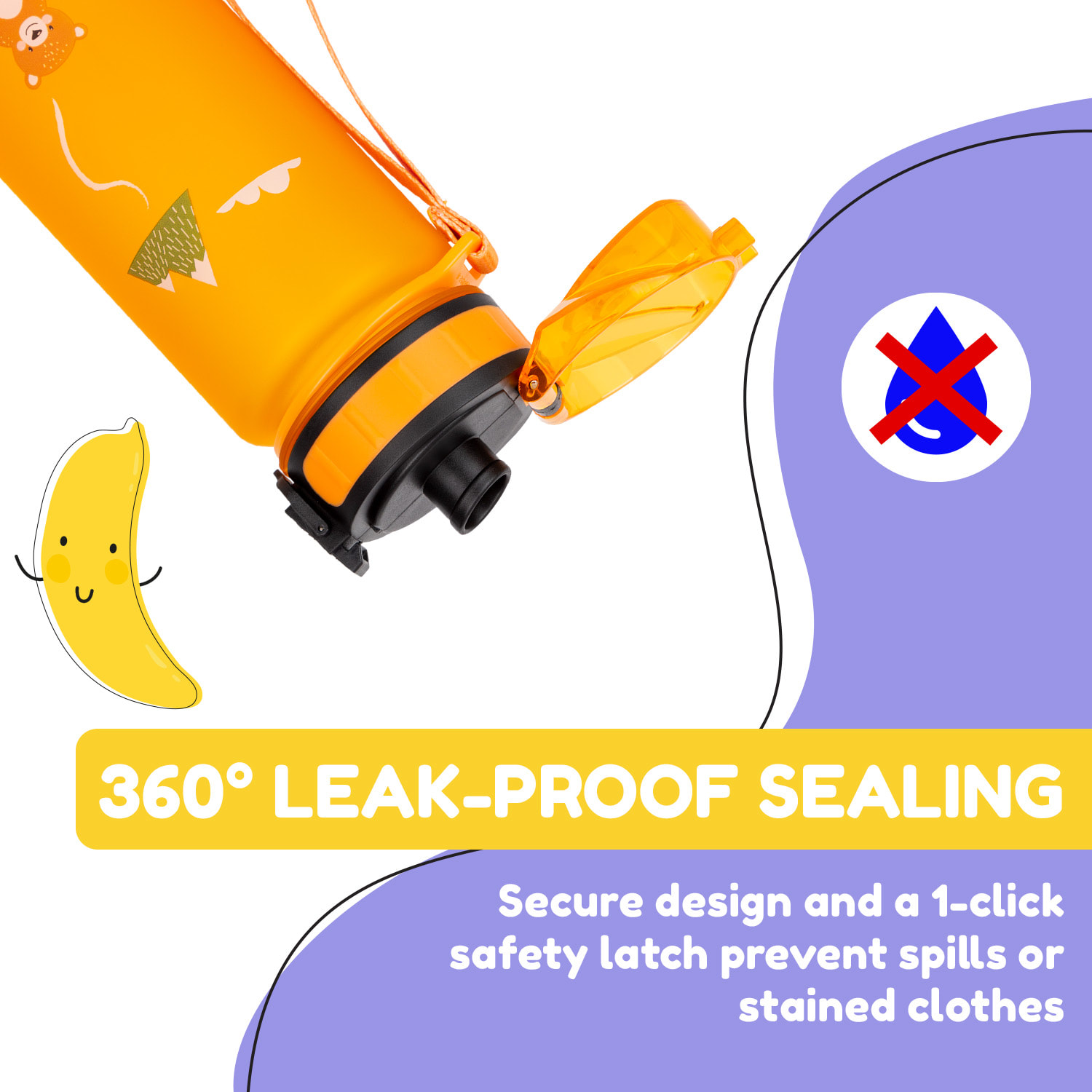 schmatzfatz Бутилка за пиене Спортна бутилка 500 ml 24 cm Tritan