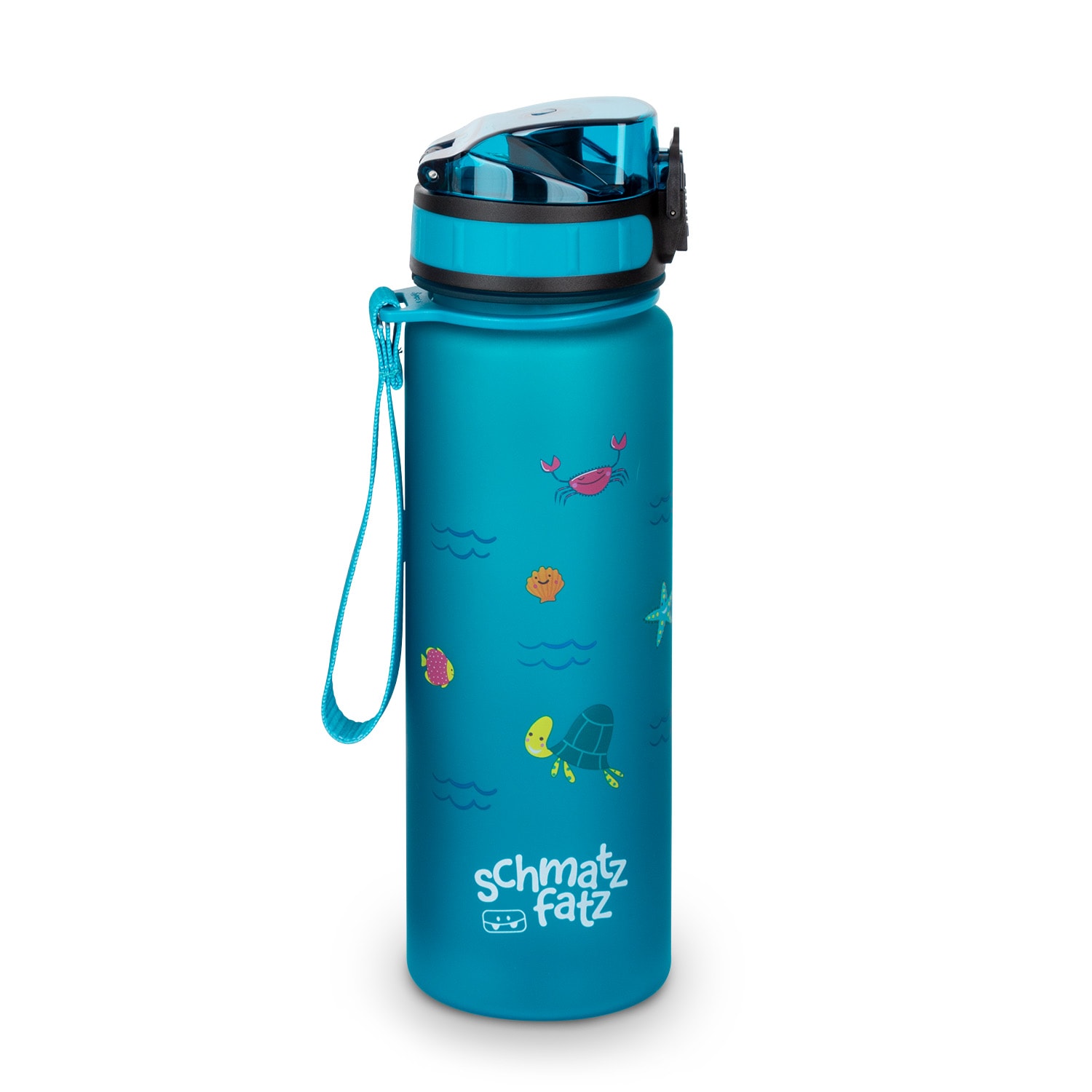 schmatzfatz Boca za piće Sportska boca 500 ml 24 cm Tritan 500 ml | Petrol Sea