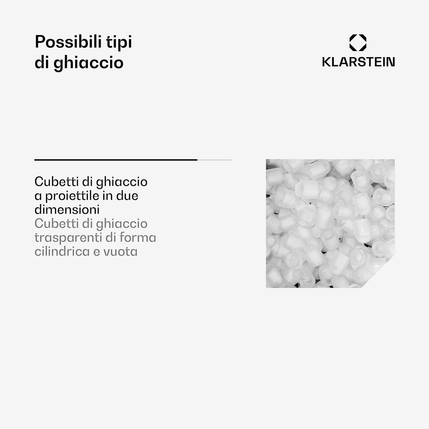 Macchina per cubetti di ghiaccio Albaron 12 kg / 24 h 1,5 litri. Display Azzurro pastello