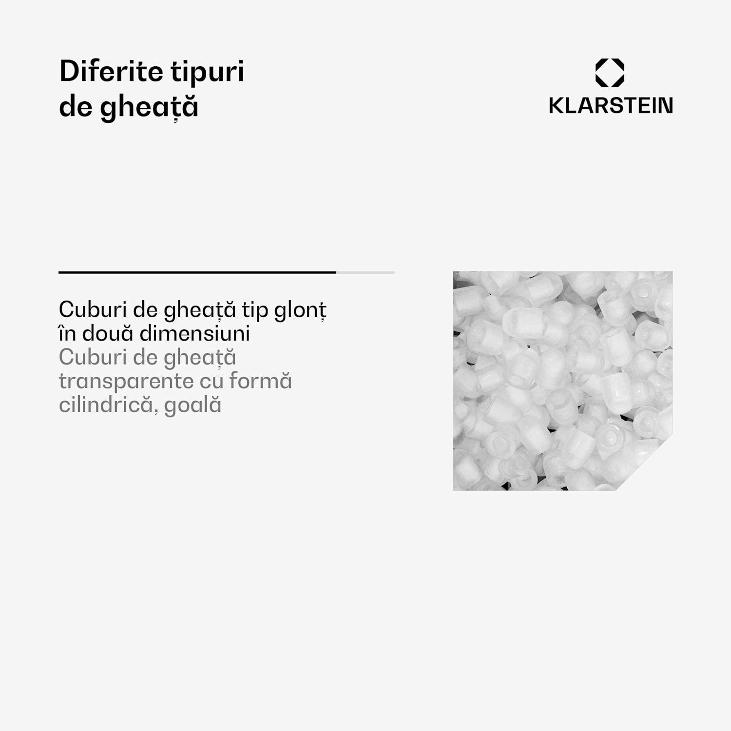Albaron, aparat de făcut gheață, formă de glonț, 12 kg / 24 h 1,5 ltr. Afișajul Negru