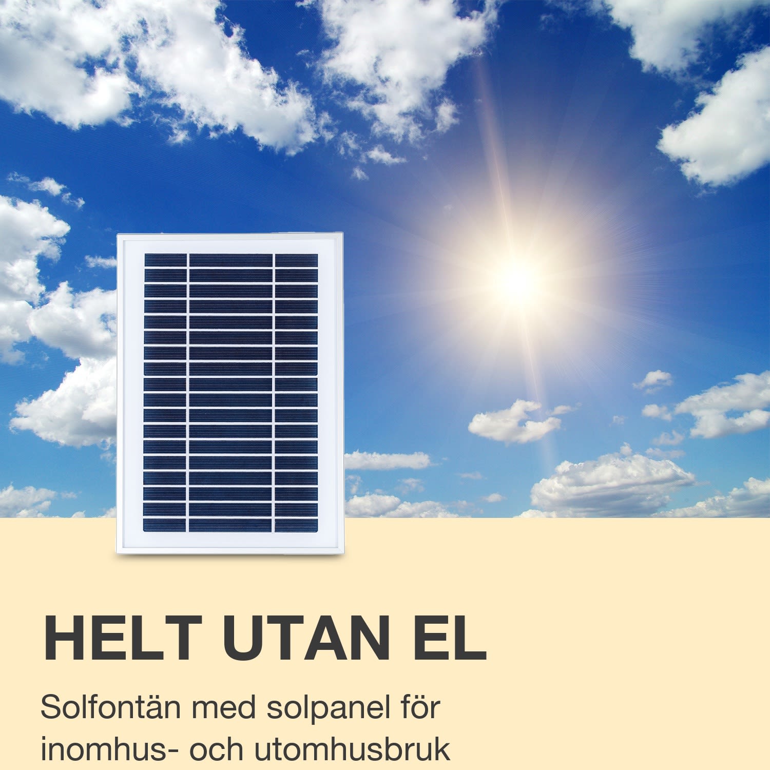 Stonehenge XL Solfontän LED-belysning polyesterharts litiumjonbatteri  46 x 88 x 35 cm | Svart Onyx Sten