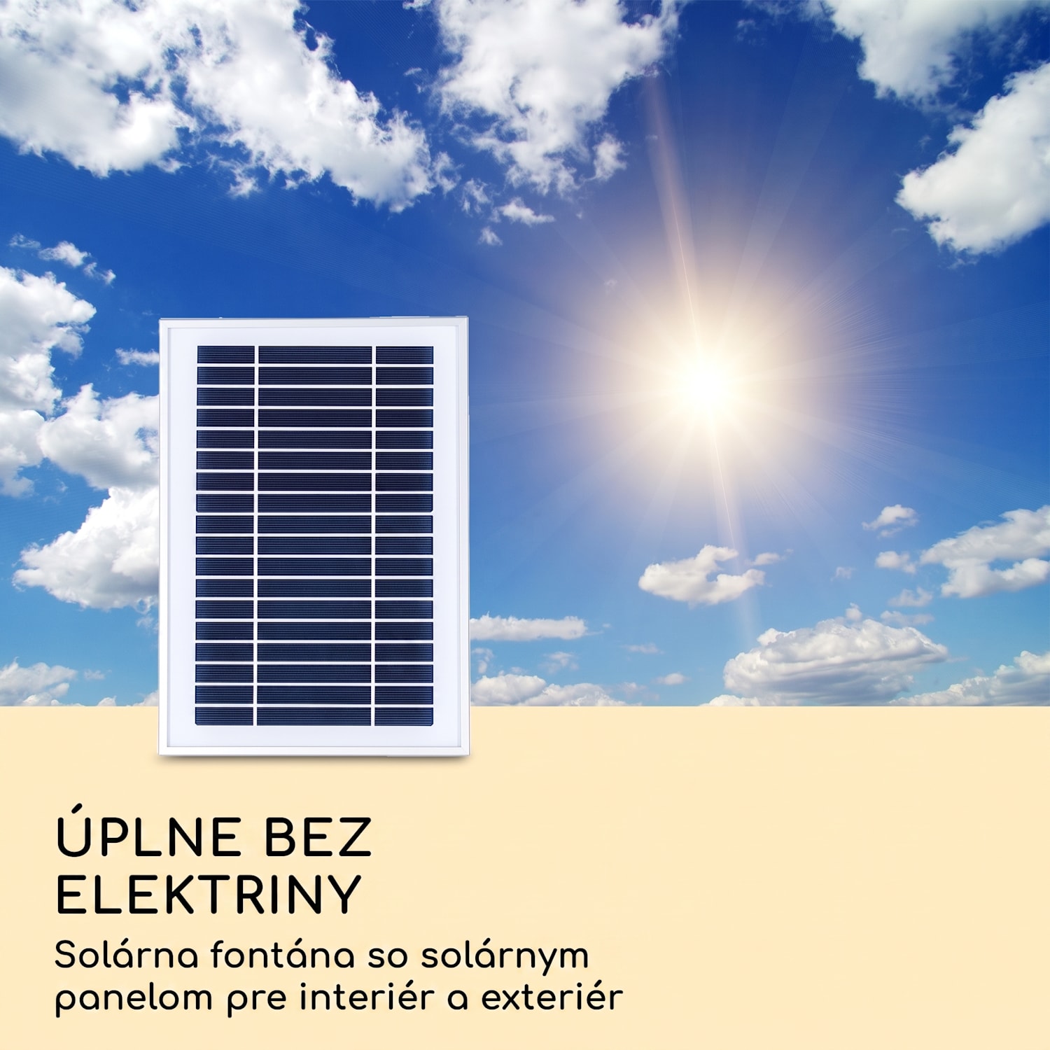 Stonehenge XL, solárna fontána, LED osvetlenie, polyresin, lítium-iónová batéria 46 x 88 x 35 cm | Chladný sivý kameň