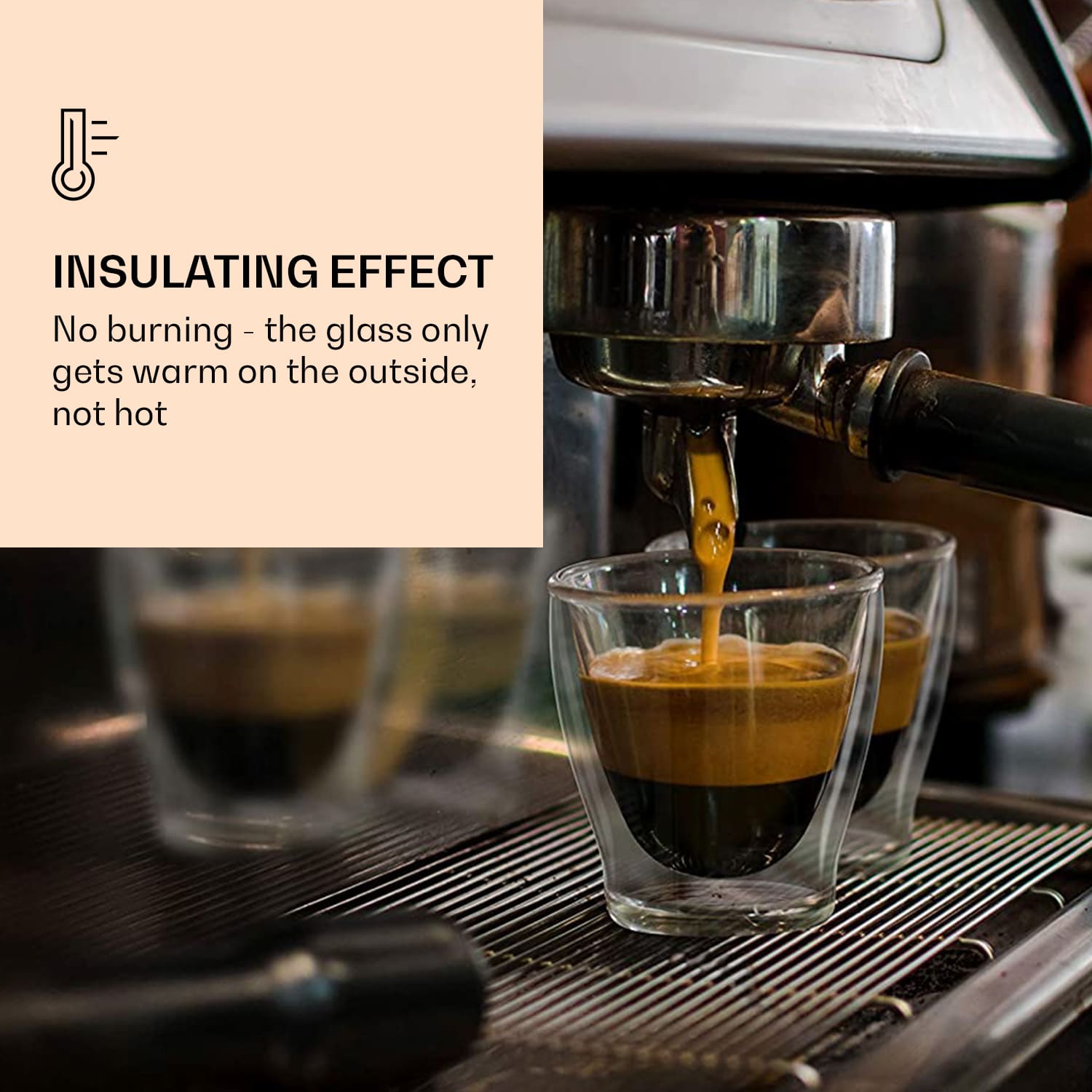 DUOS, duplafalú pohár, 200 ml 4er-Set