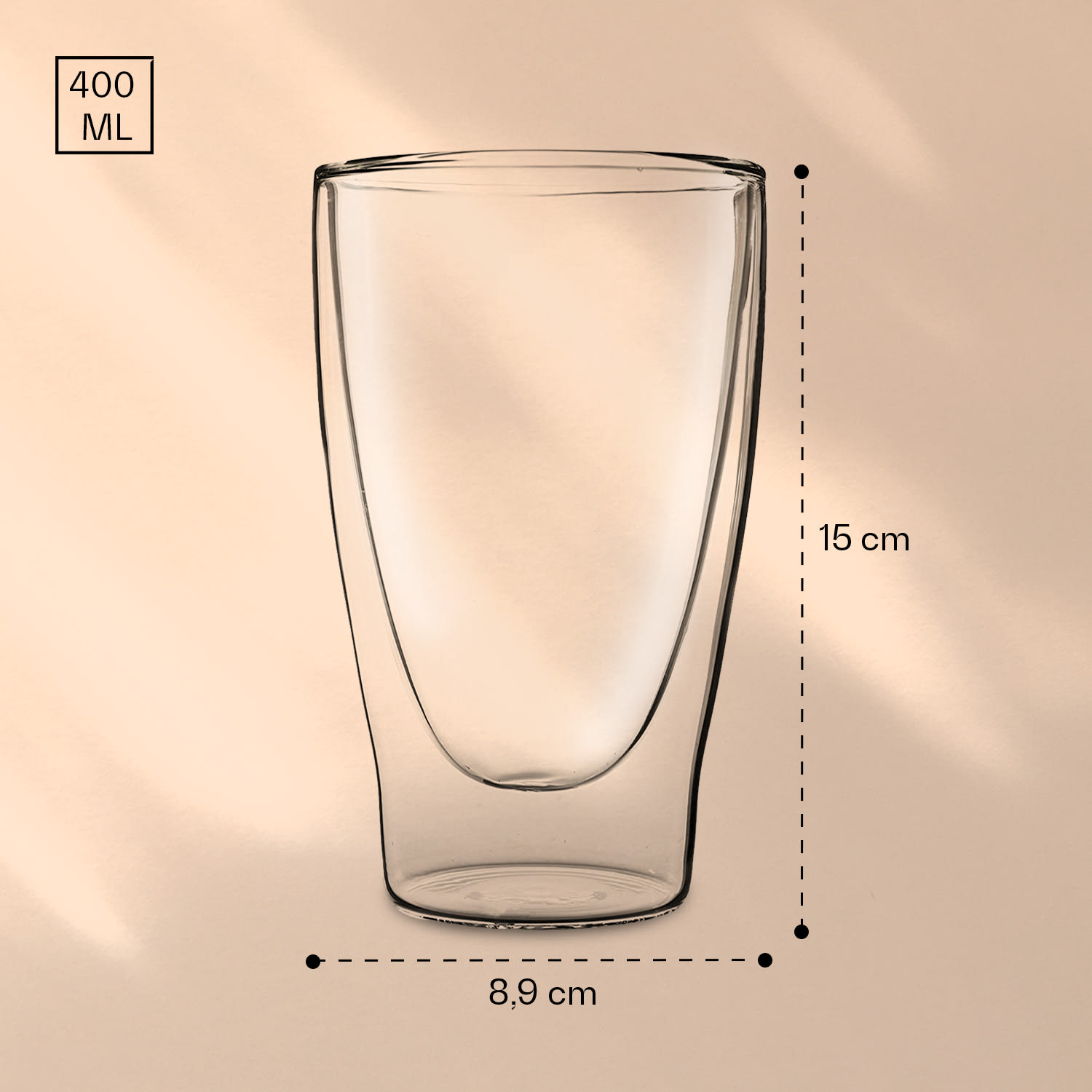 DUOS šalica s dvostrukom stijenkom 400 ml