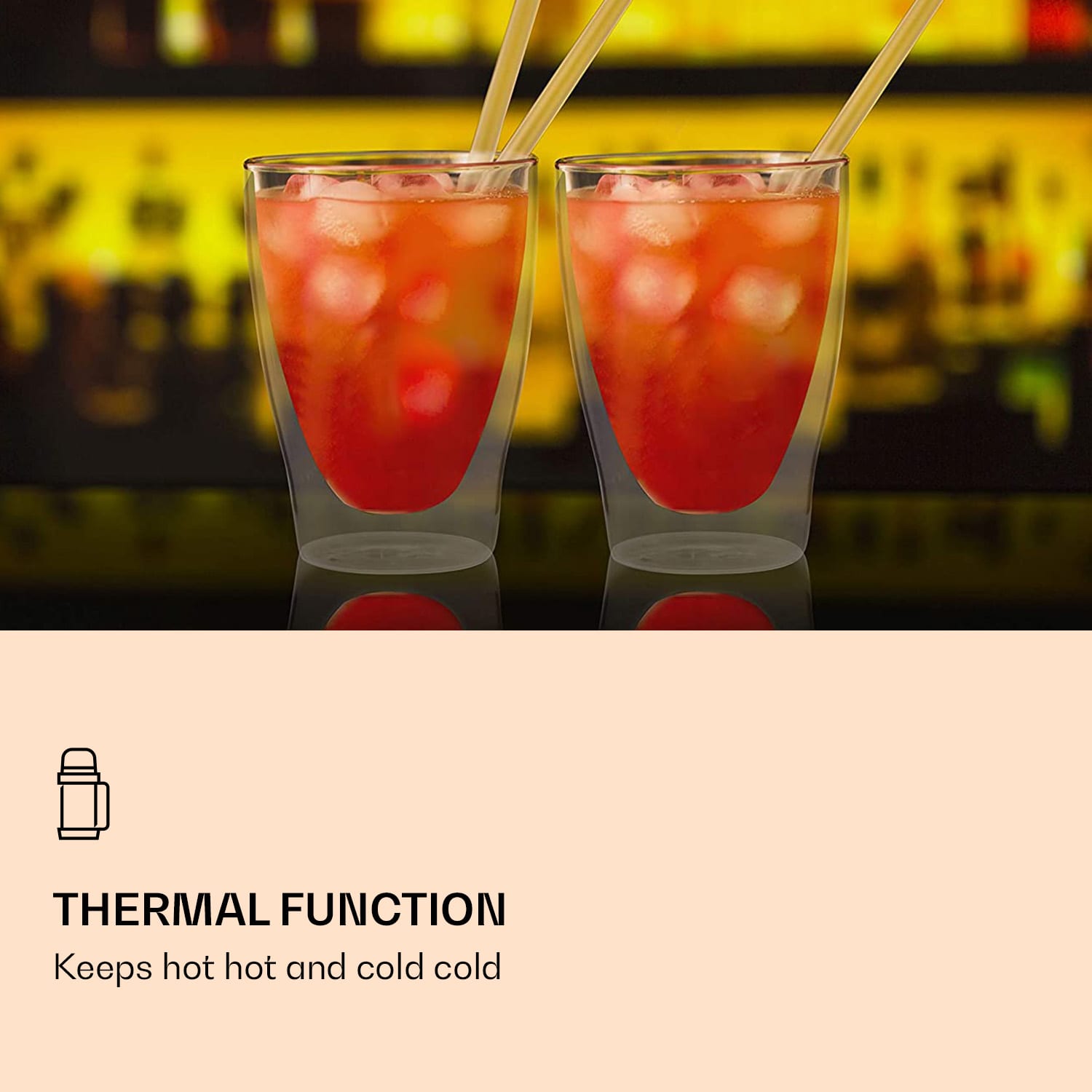 DUOS, dvojstenný pohár, 310 ml Sada 6 kusov