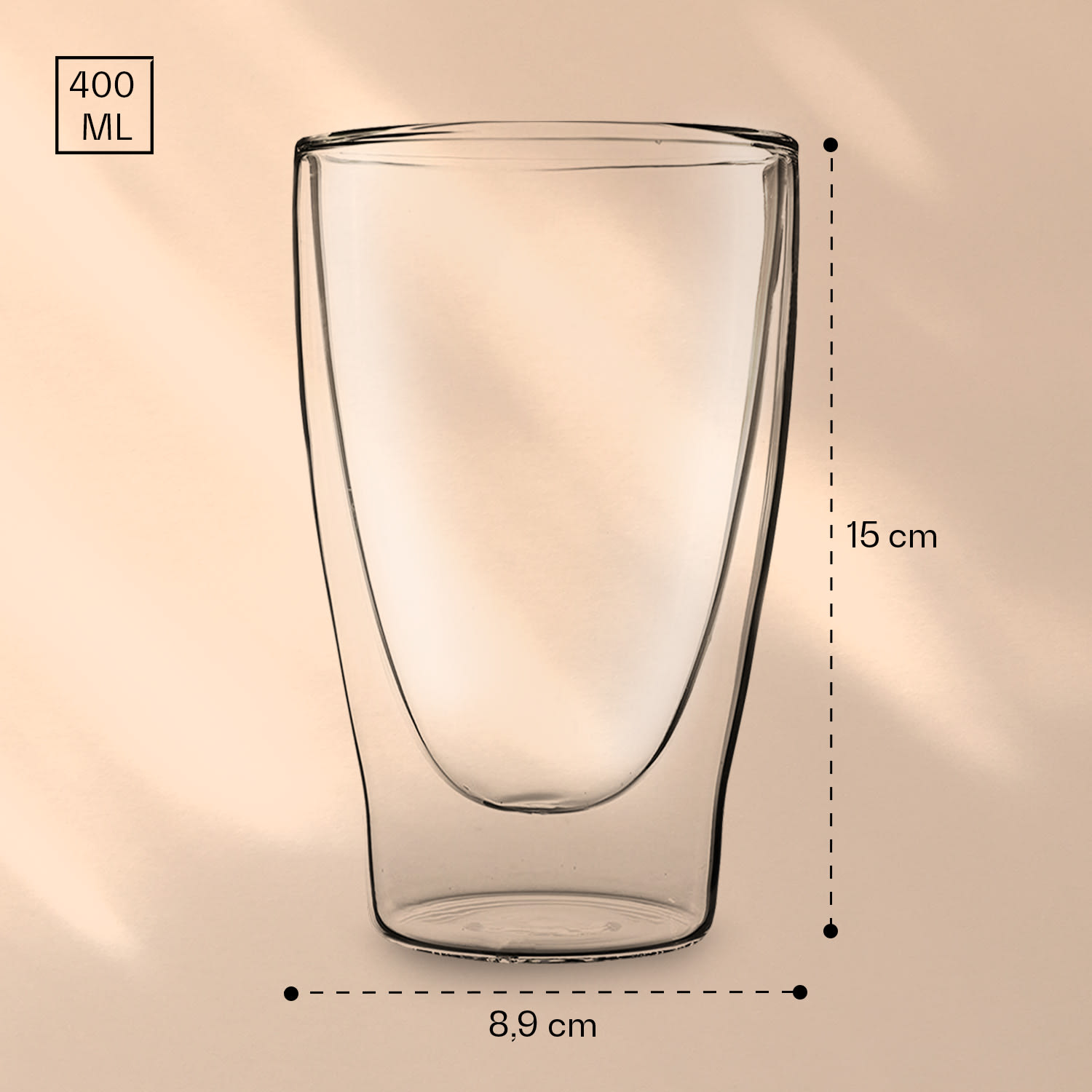 DUOS šalica s dvostrukom stijenkom 400 ml 6er-Set