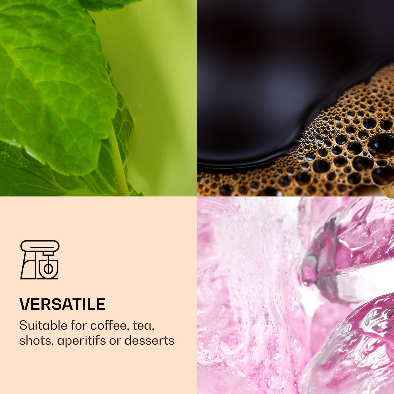 DUOS, dvoustěnná sklenice, 80 ml Sada 2 kusů