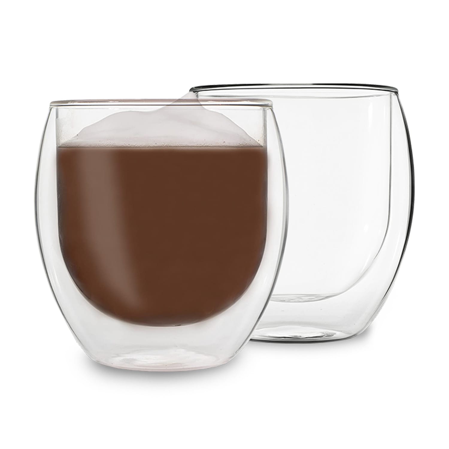 DUOS Jumbo pahar cu pereți dubli DUOS 410 ml 2er-Set