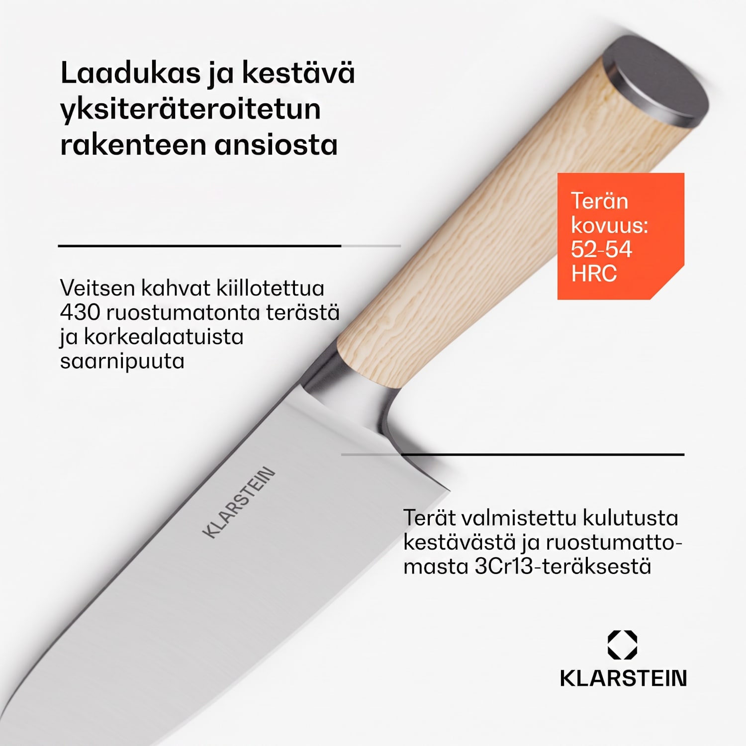 Shibui sushiveitsisarja | 15-osainen | 4 veistä ja käytännölliset lisävarusteet 