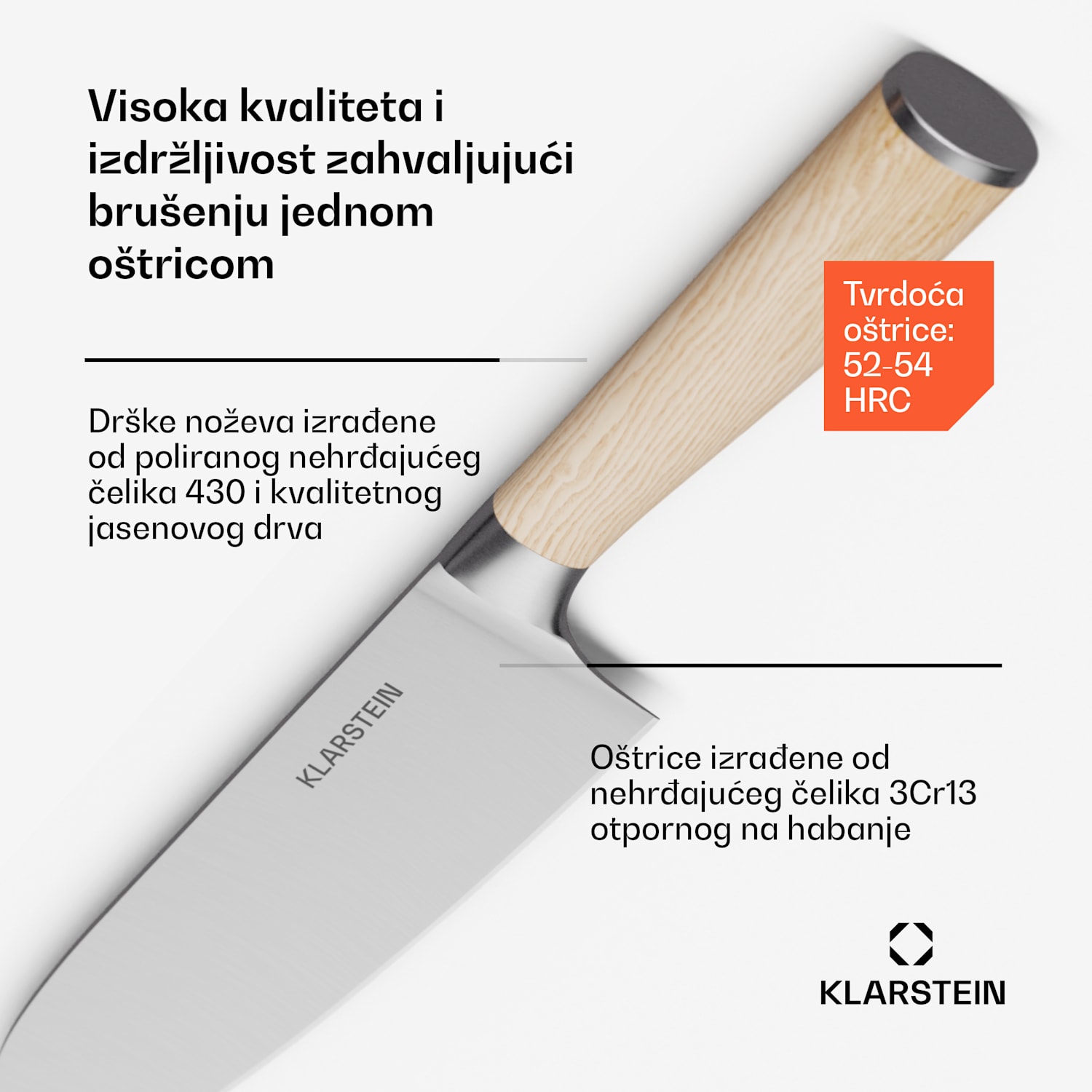 Shibui set noževa za sushi, 15 dijelova, 4 noža s praktičnim dodacima 