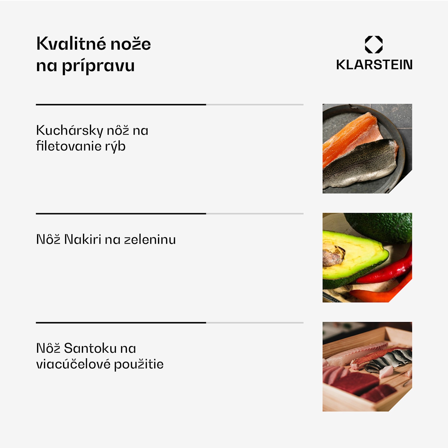 Shibui súprava nožov na sushi, 15 dielov, 4 nože s praktickým príslušenstvom 