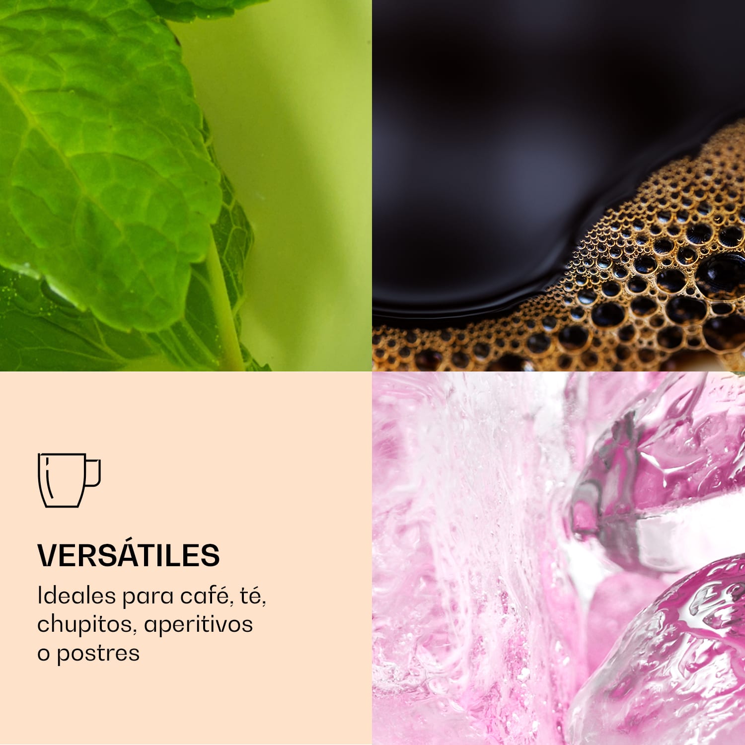 Vaso Jumbo | Doble pared | Vidrio de borosilicato de alta calidad | 2 x 410 ml | Único Set de 2 unidades