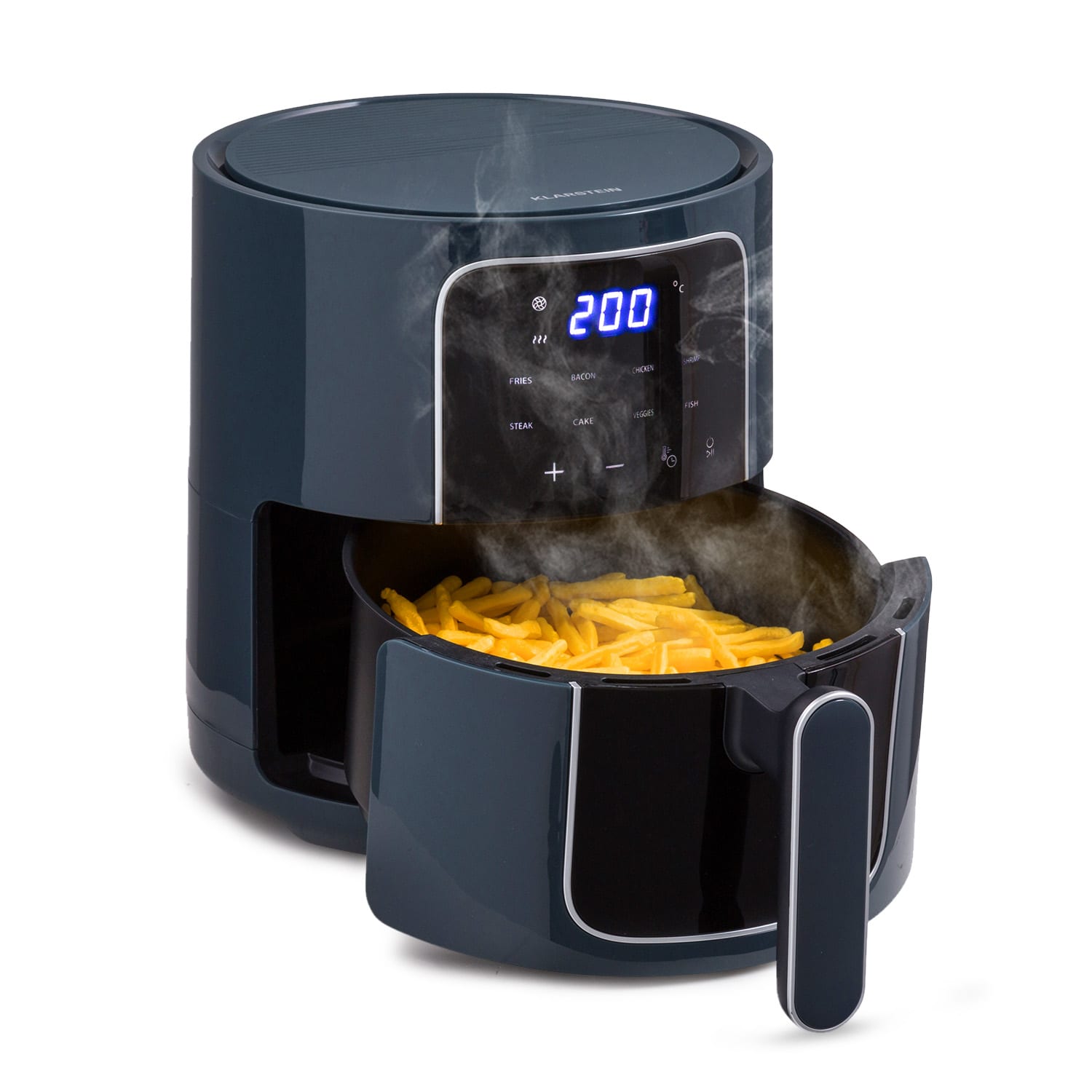Crisp-Pro Air Fryer 1400W 3.5 litres 8 programmes timer Anthracite