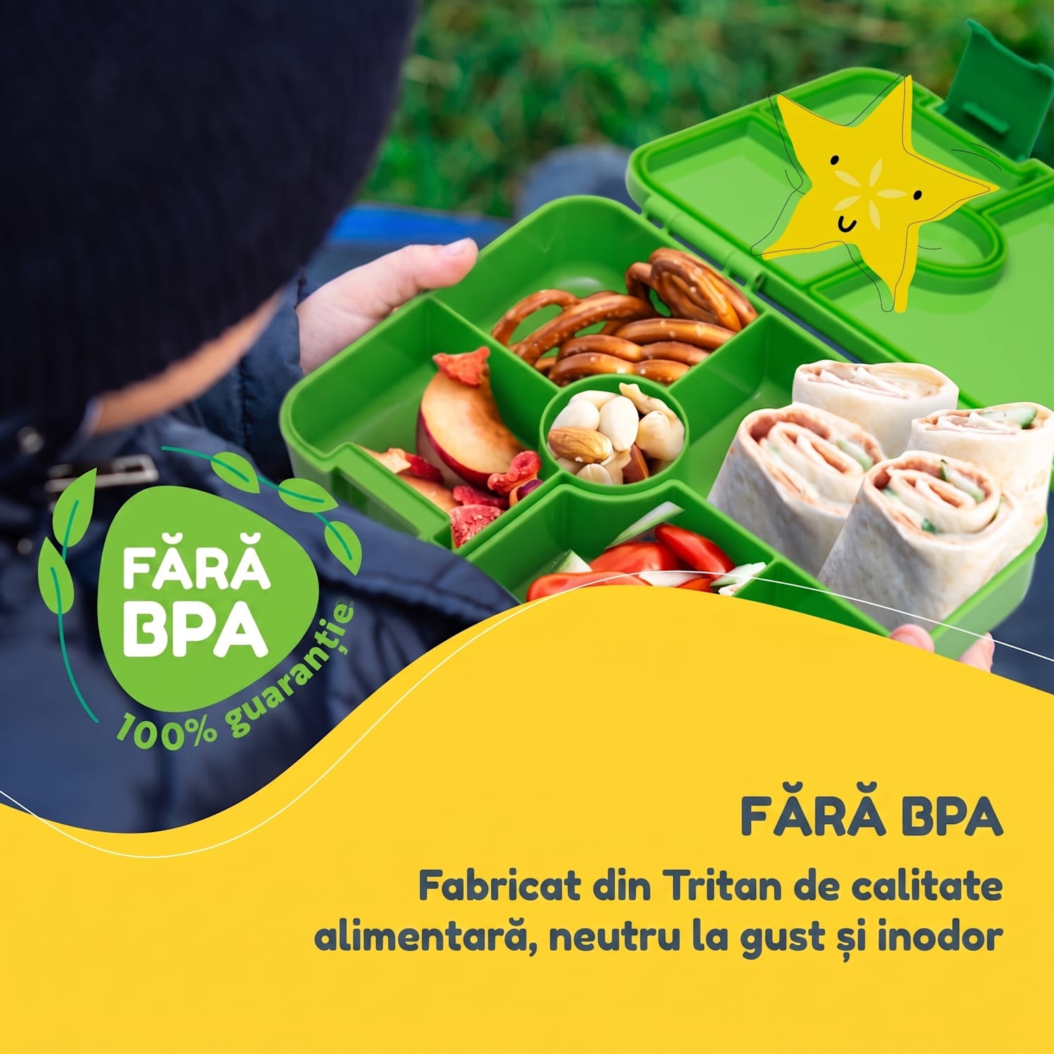 Schmatzfatz easy caserola pentru gustări  Verde lămâie