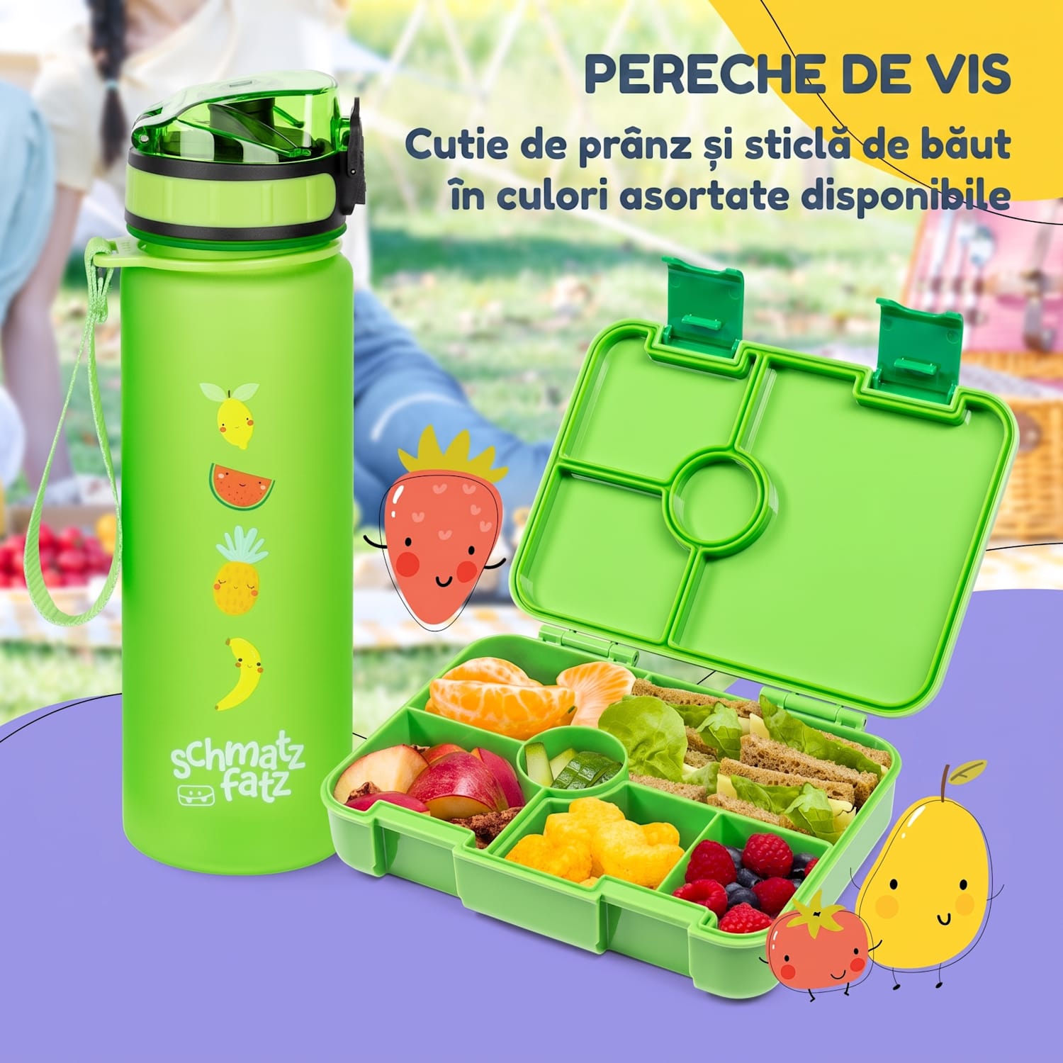 Schmatzfatz easy caserola pentru gustări  Verde lămâie
