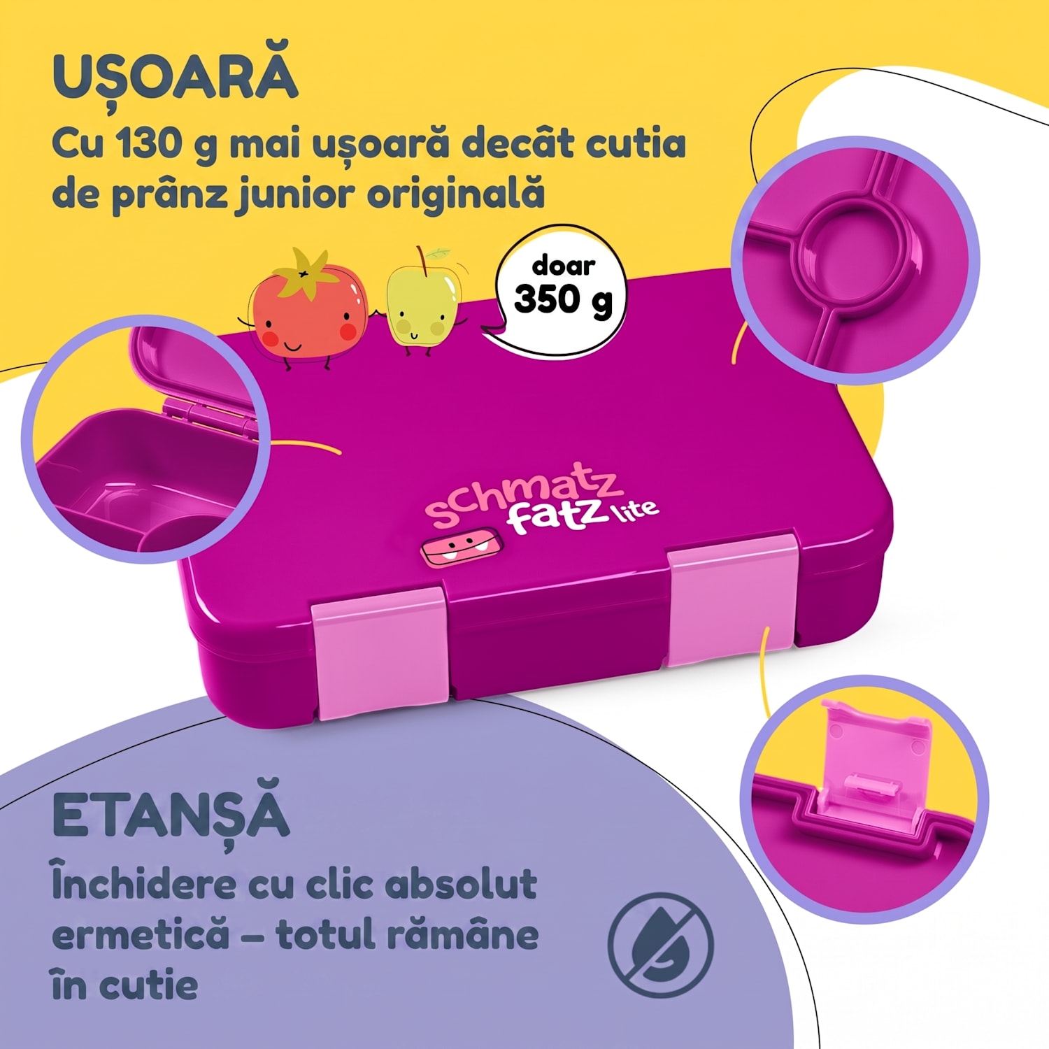 Schmatzfatz easy caserola pentru gustări  Fucsia