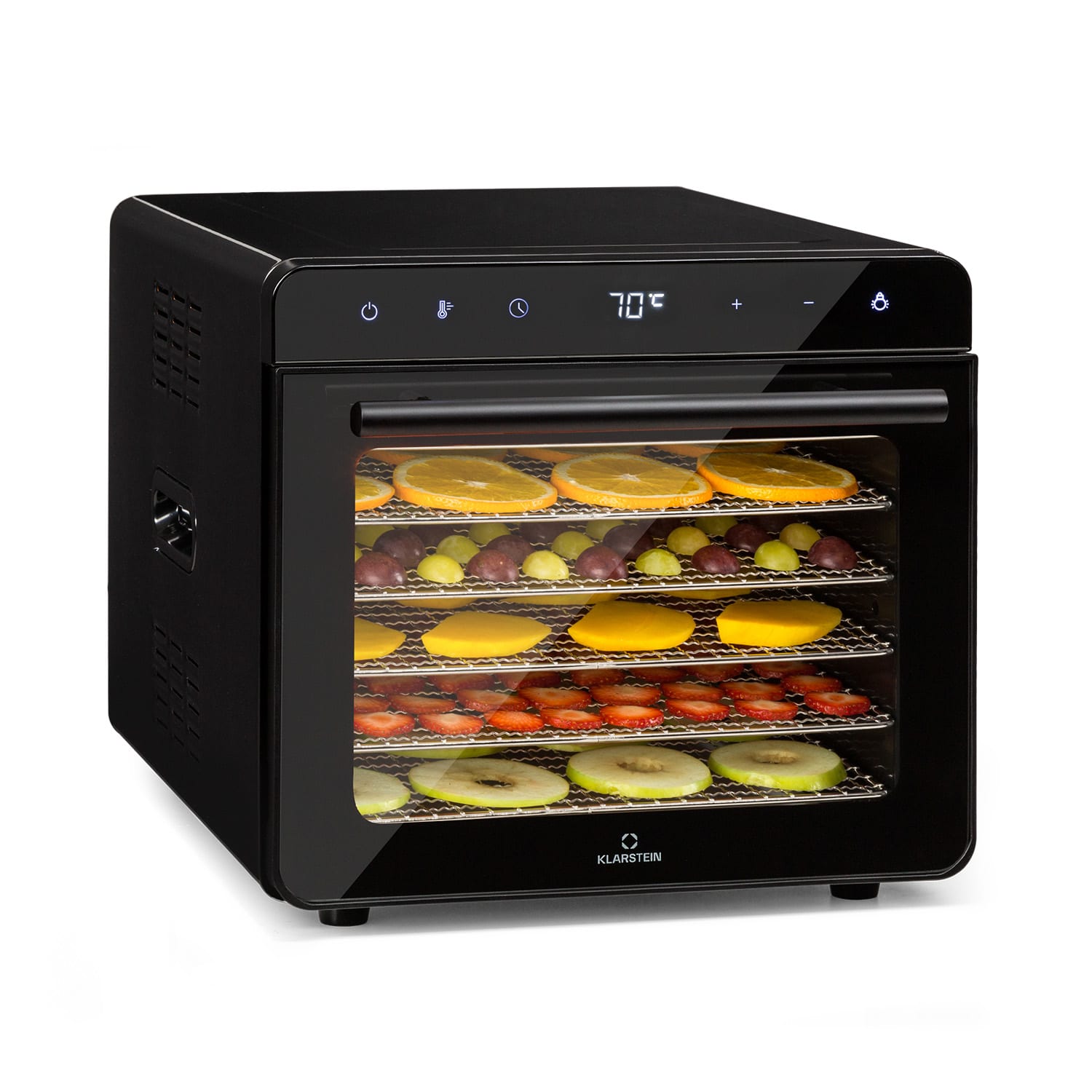 Deshidratador Shaftesbury 700 W Función Temporizador 35-85°C pantalla digital táctil Negro