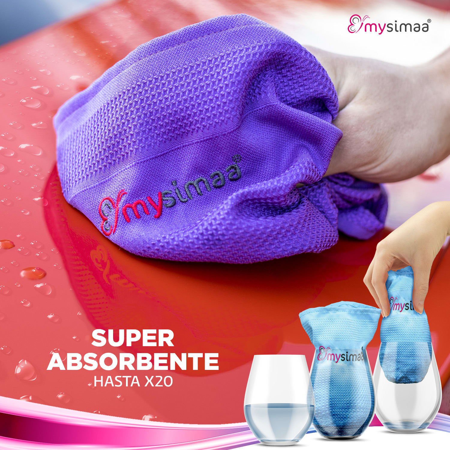 Paños de limpieza profesionales Pack clásico 60x40 cm Multi