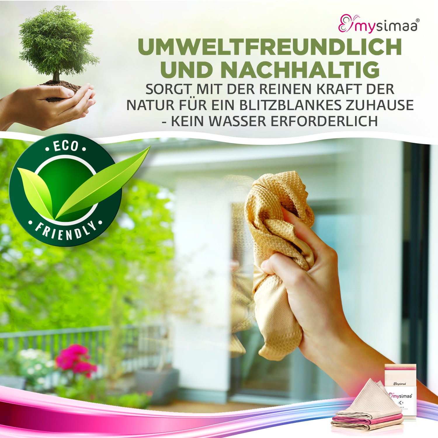 Professional Cleaning Cloths Classicpack Putztücher Mikrofaser 60x40 cm 