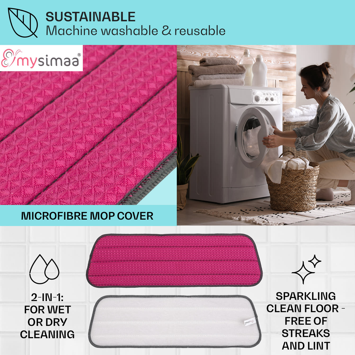 Profesionálny mop s nádržkou na vodu, Glisten Spray Mop 