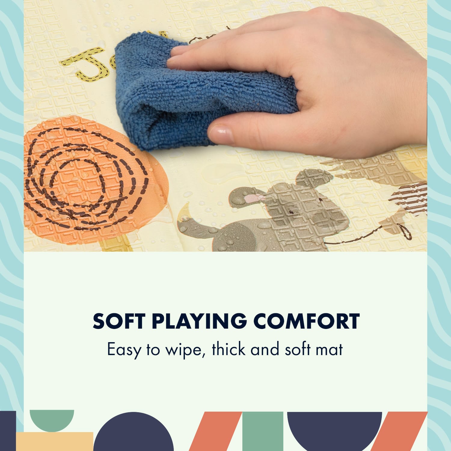 Podložka na hranie, skladacia, 1cm, motív dinosaurus   