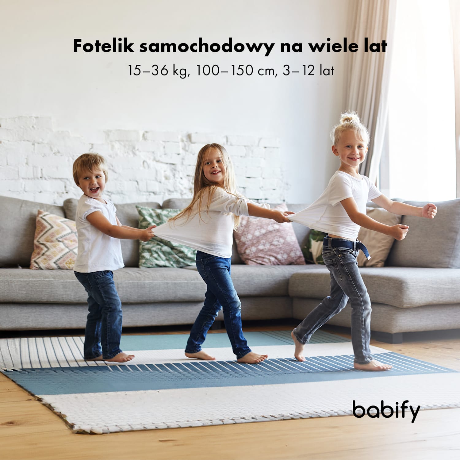Urban, fotelik samochodowy, 3–12 lat, uprąż 3-punktowa, ISOFIX, R44/04 