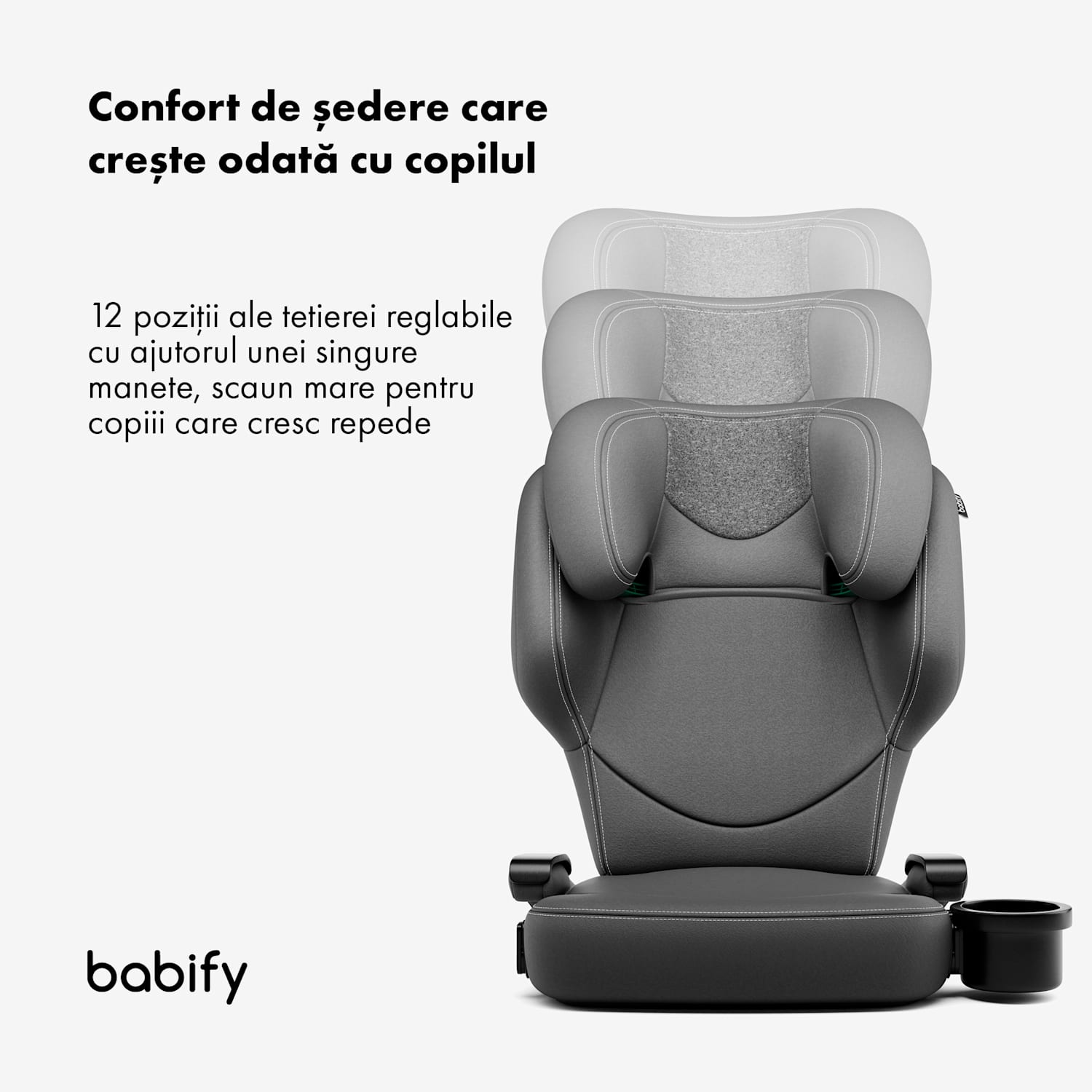 Urban, scaun auto pentru copii, 3 - 12 ani, sistem ISOFIX cu centură în 3 puncte, R44/04 