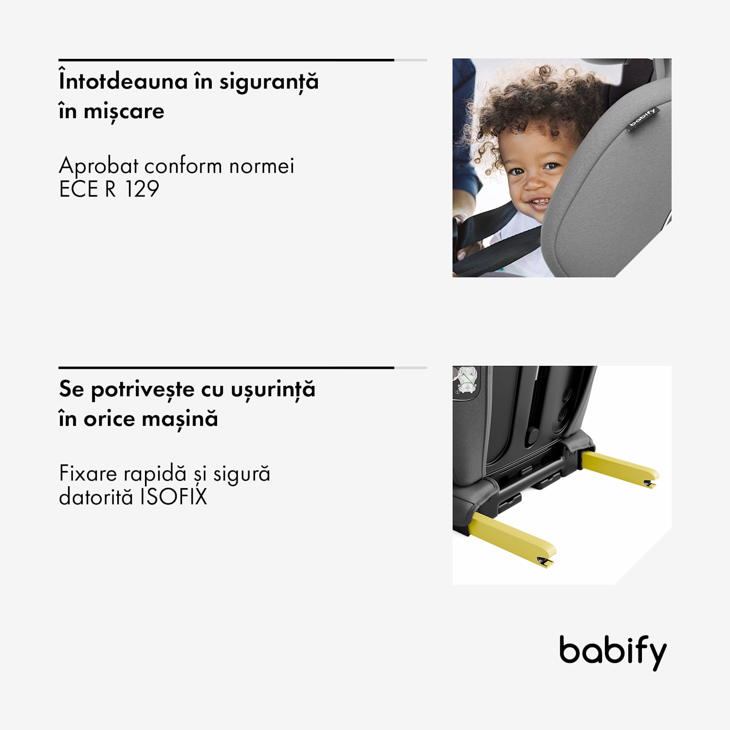 Urban, scaun auto pentru copii, 3 - 12 ani, sistem ISOFIX cu centură în 3 puncte, R44/04 