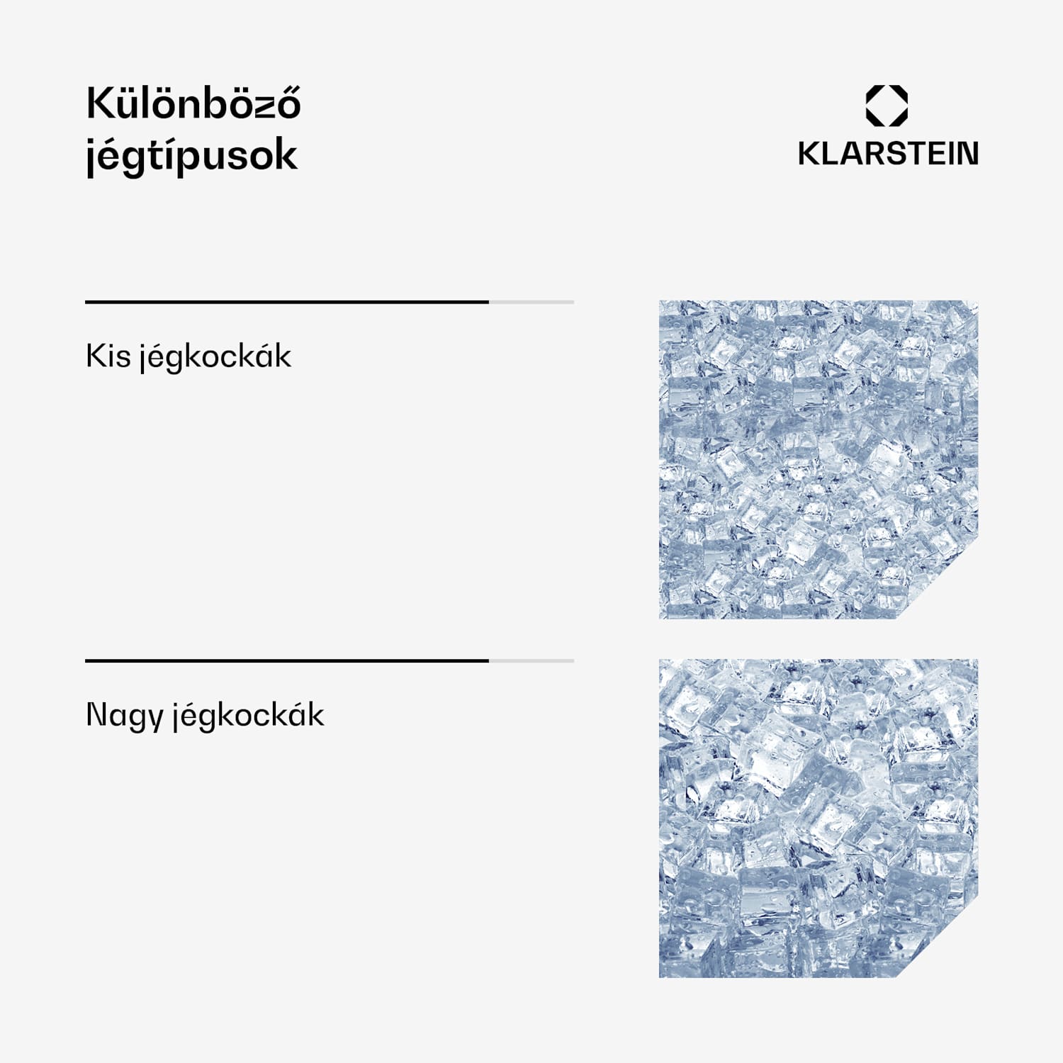 Chios, jégkocka készítő, 20 kg /24 h, Auto-Clean, 3,2 L tartály Rozsdamentes acél