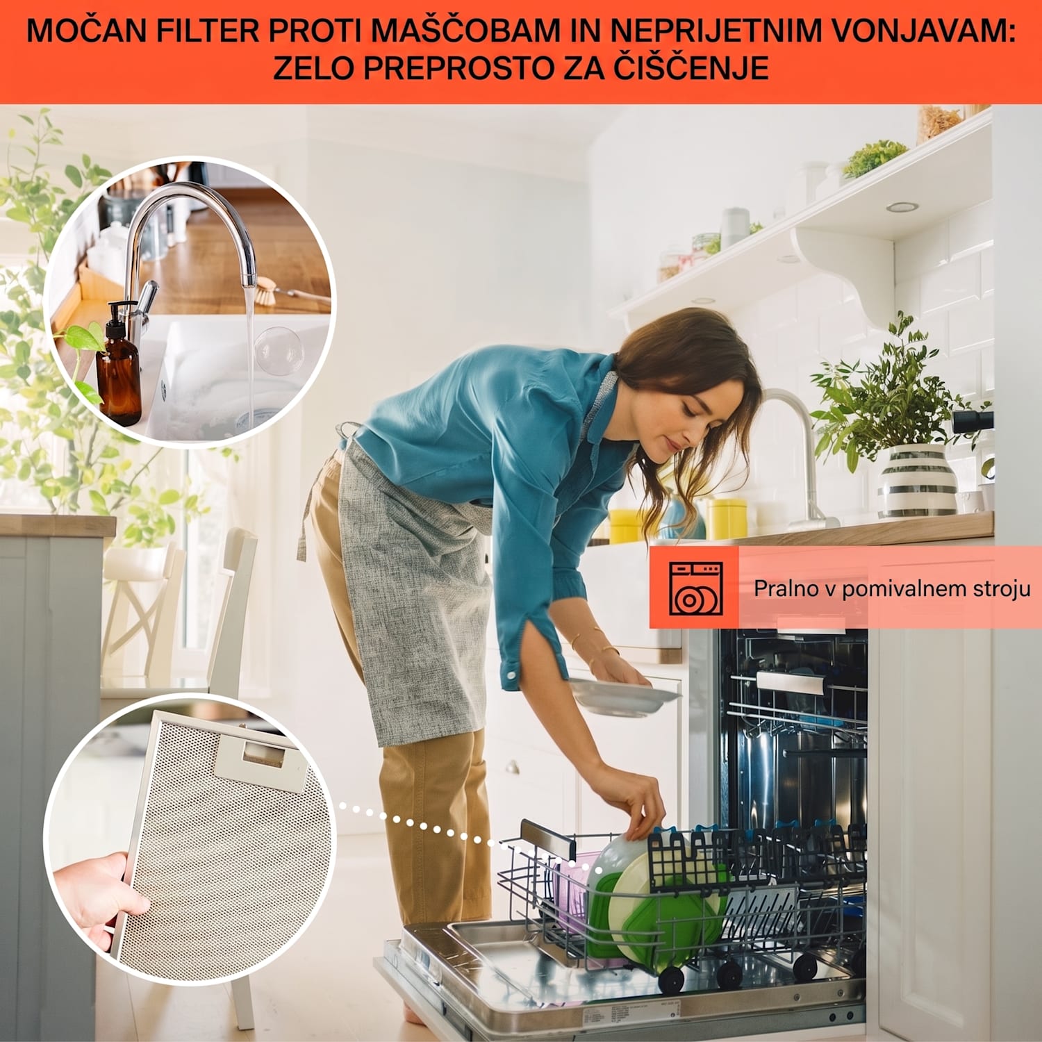 Ava 90 Smart, kuhinjska napa, 90 cm, stenska, WiFi, A++, 515 m³/h, zaslon na dotik 90 cm | Črna