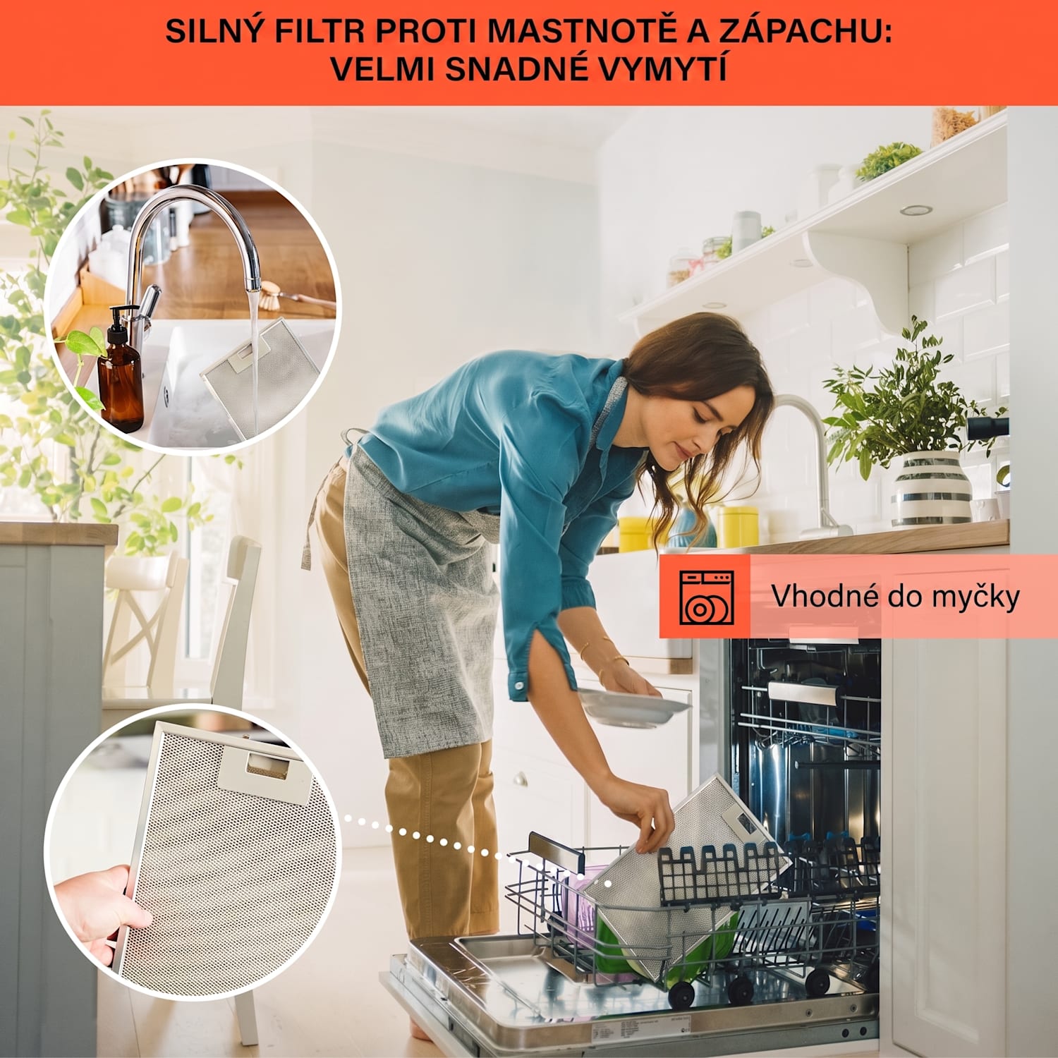 Ava 90 Smart, digestoř, 90 cm, nástěnná, Wi-Fi, A++, 585 m³/h, dotykový displej 90 cm | Bílá