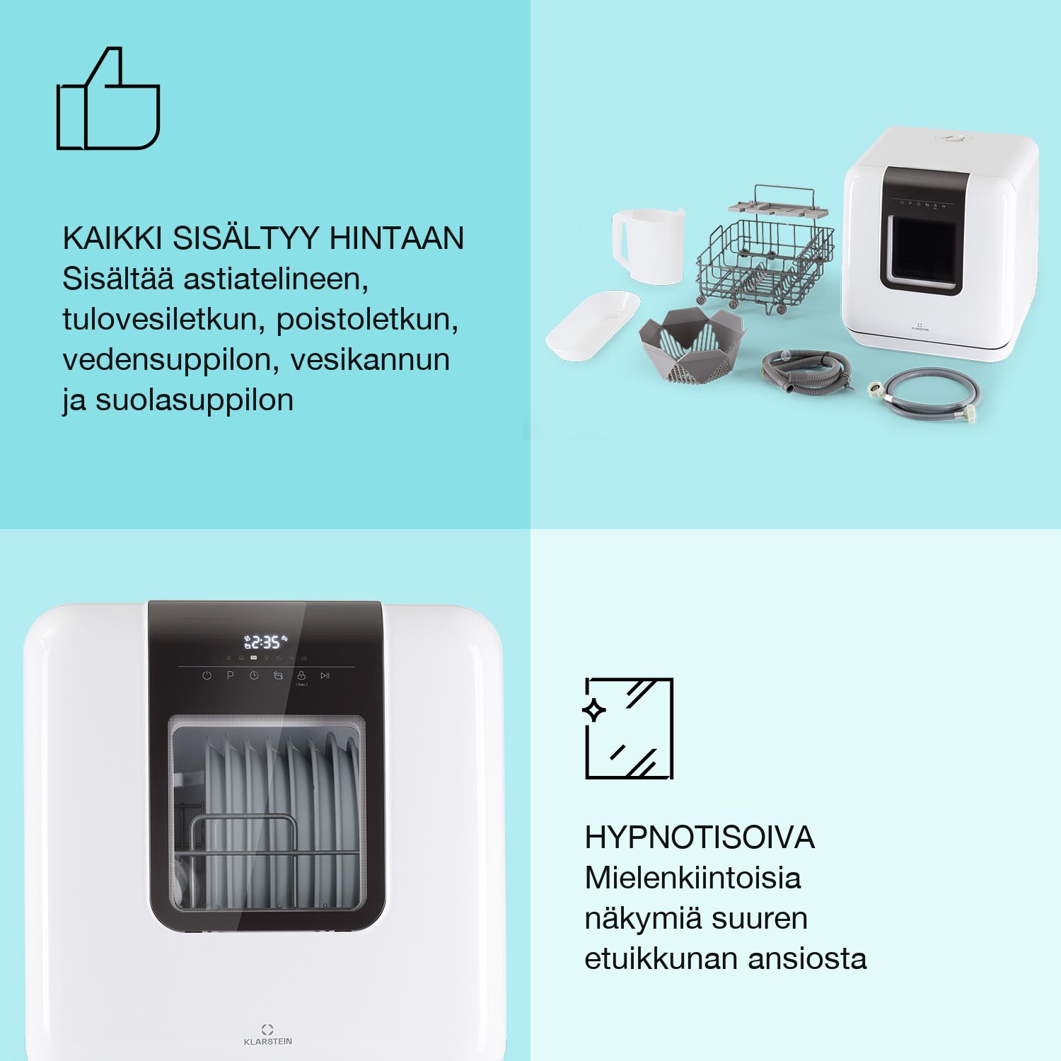 Melville 3 astianpesukone vapaasti seisova asennusvapaa 3 astiastoa energiatehokkuusluokka F F