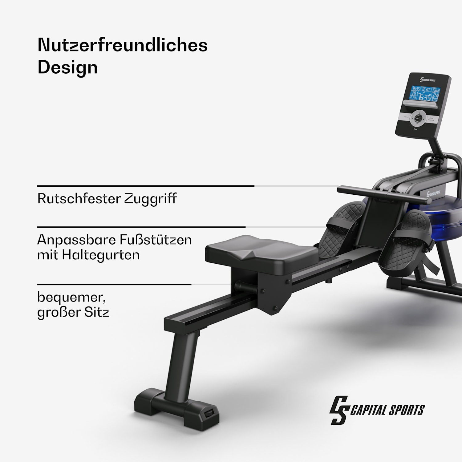 Oceanus Wasserrudergerät Ruderbank max. Gewicht: 135 kg Aluminium 