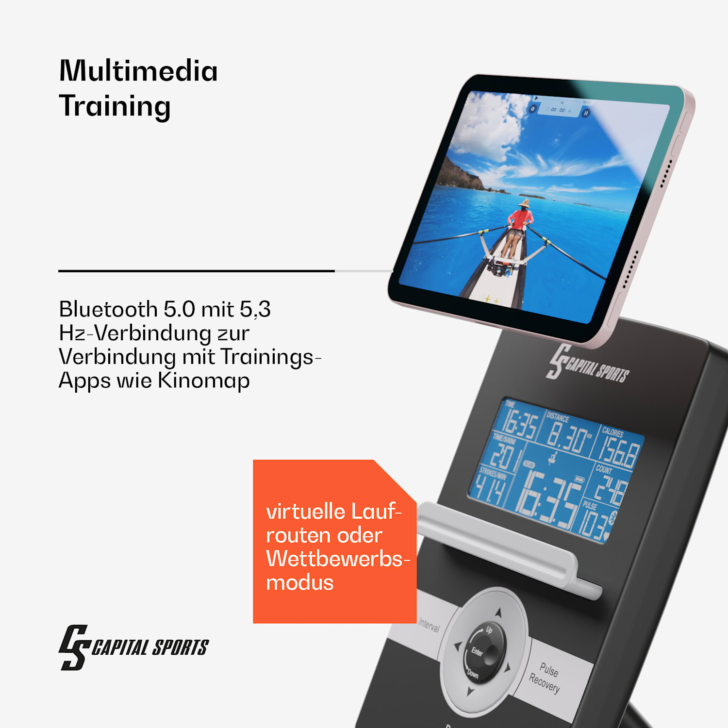 Oceanus Wasserrudergerät Ruderbank max. Gewicht: 135 kg Aluminium 