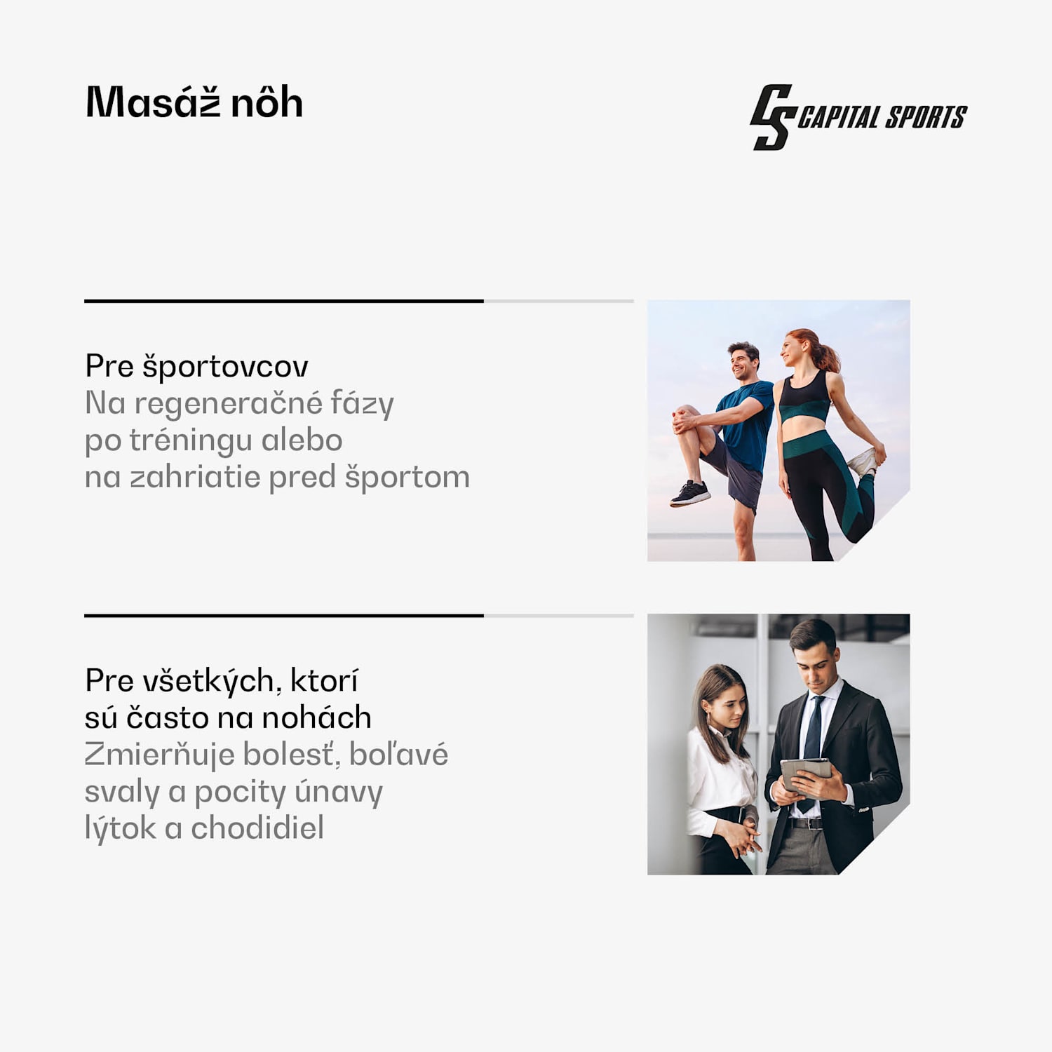 Hyper Cap vzduchový kompresný návlek, 6 oddielov, jemná až intenzívna kompresia polovica nohy | Čierna