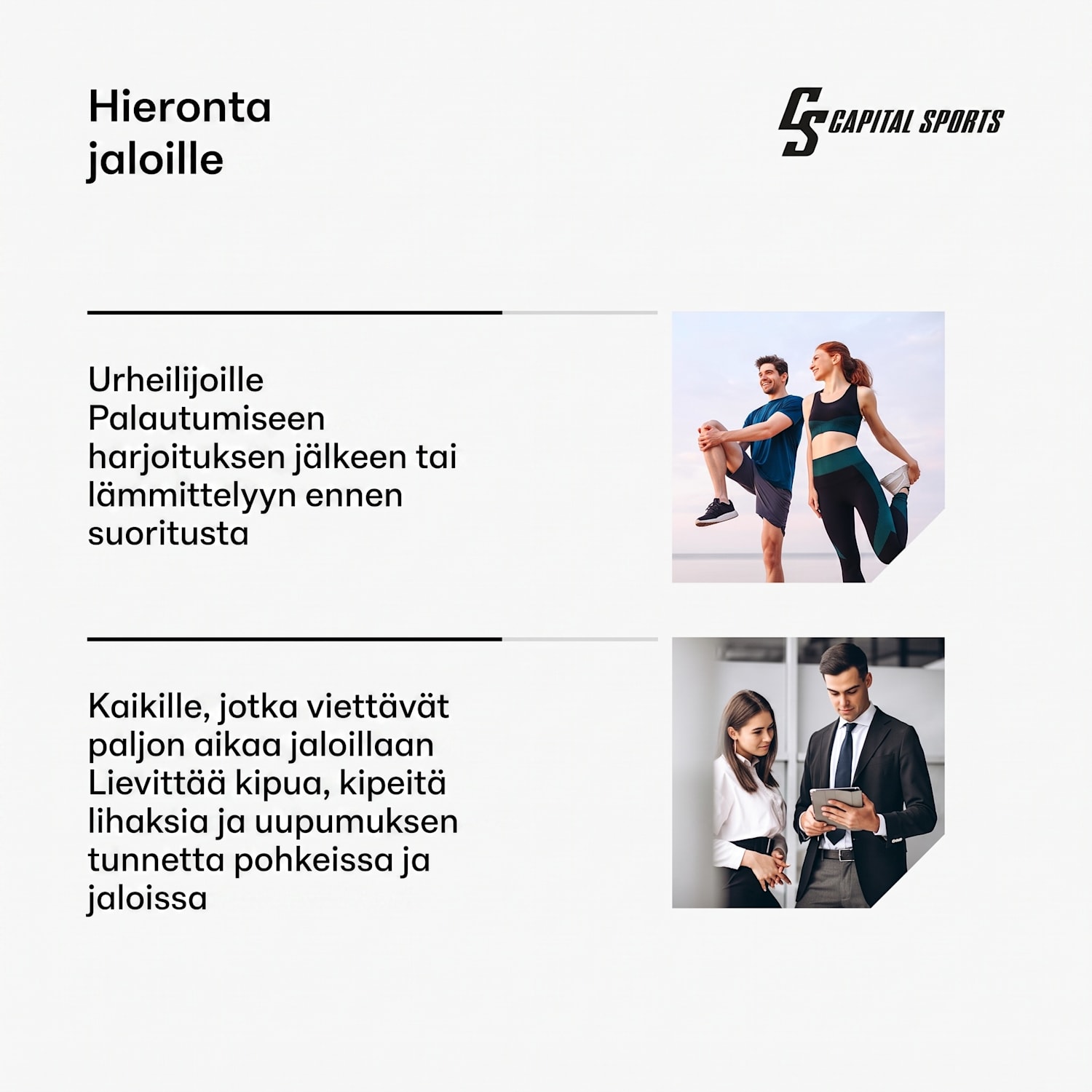 Hyper Cap -kompressiohousut | 6 lokeroa | hellävaraista ja voimakasta kompressiota täysi jalka | Musta