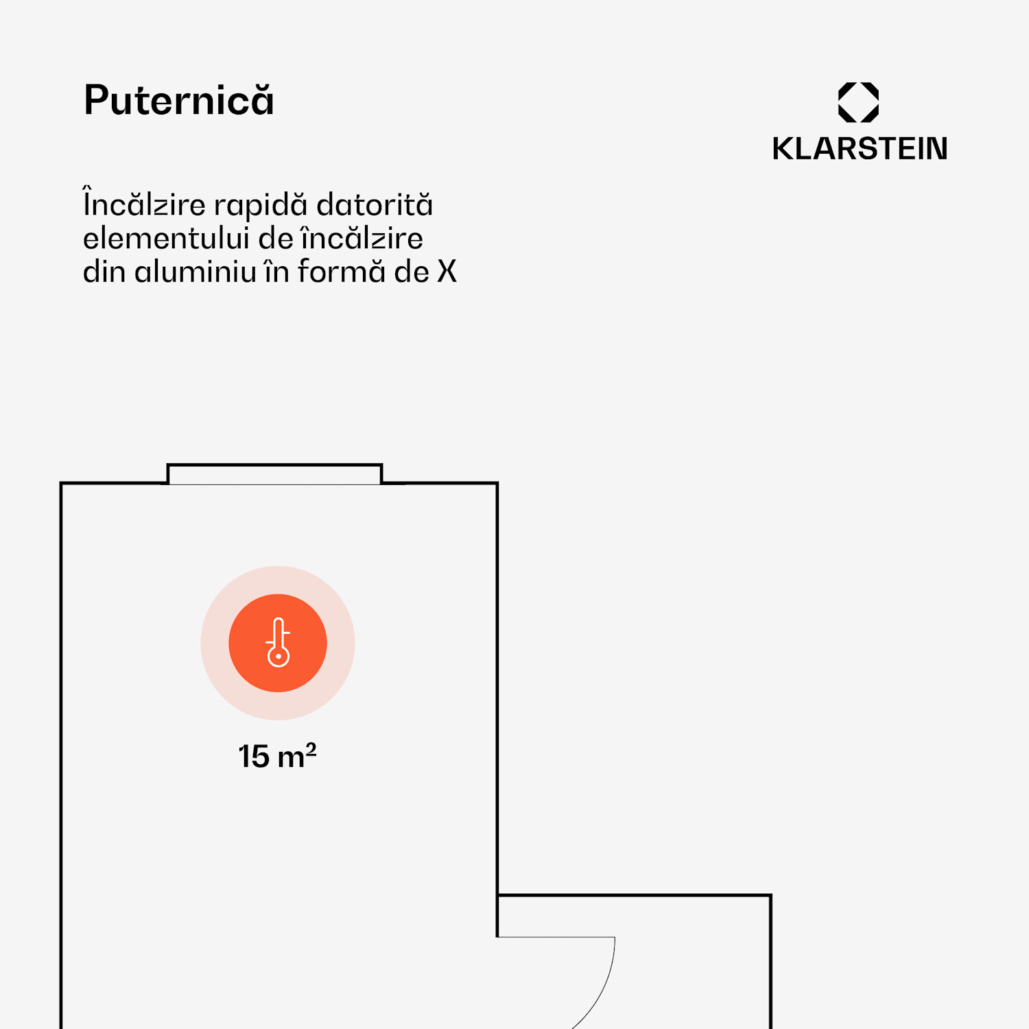 Bansin Crystal Smart, radiator cu convector, 1500 W, 5 - 50 °C, control prin aplicație 