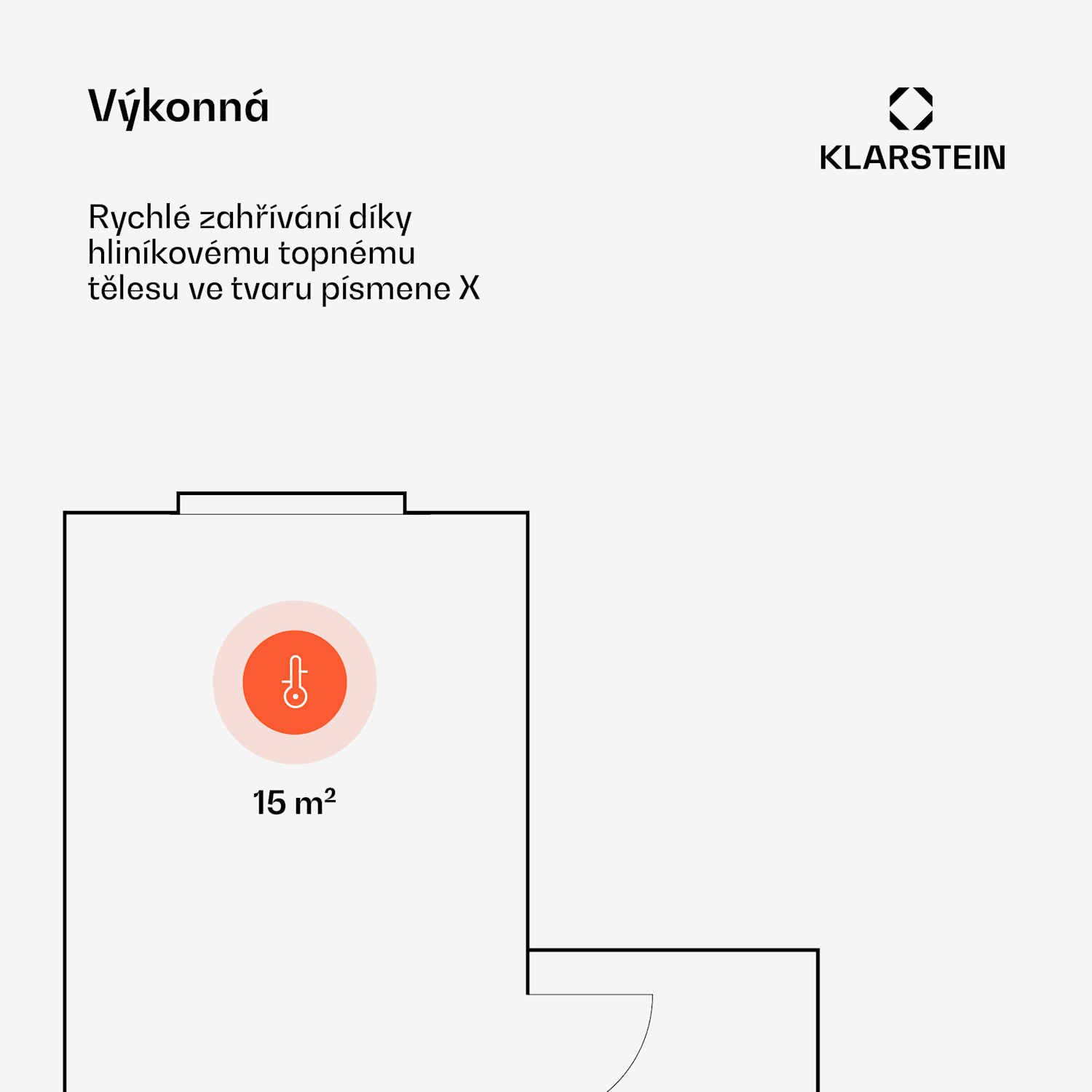 Bansin Crystal Smart, konvektor, 1500 W, 5 - 50 °C, ovládání pomocí aplikace 1500 W | Bílá