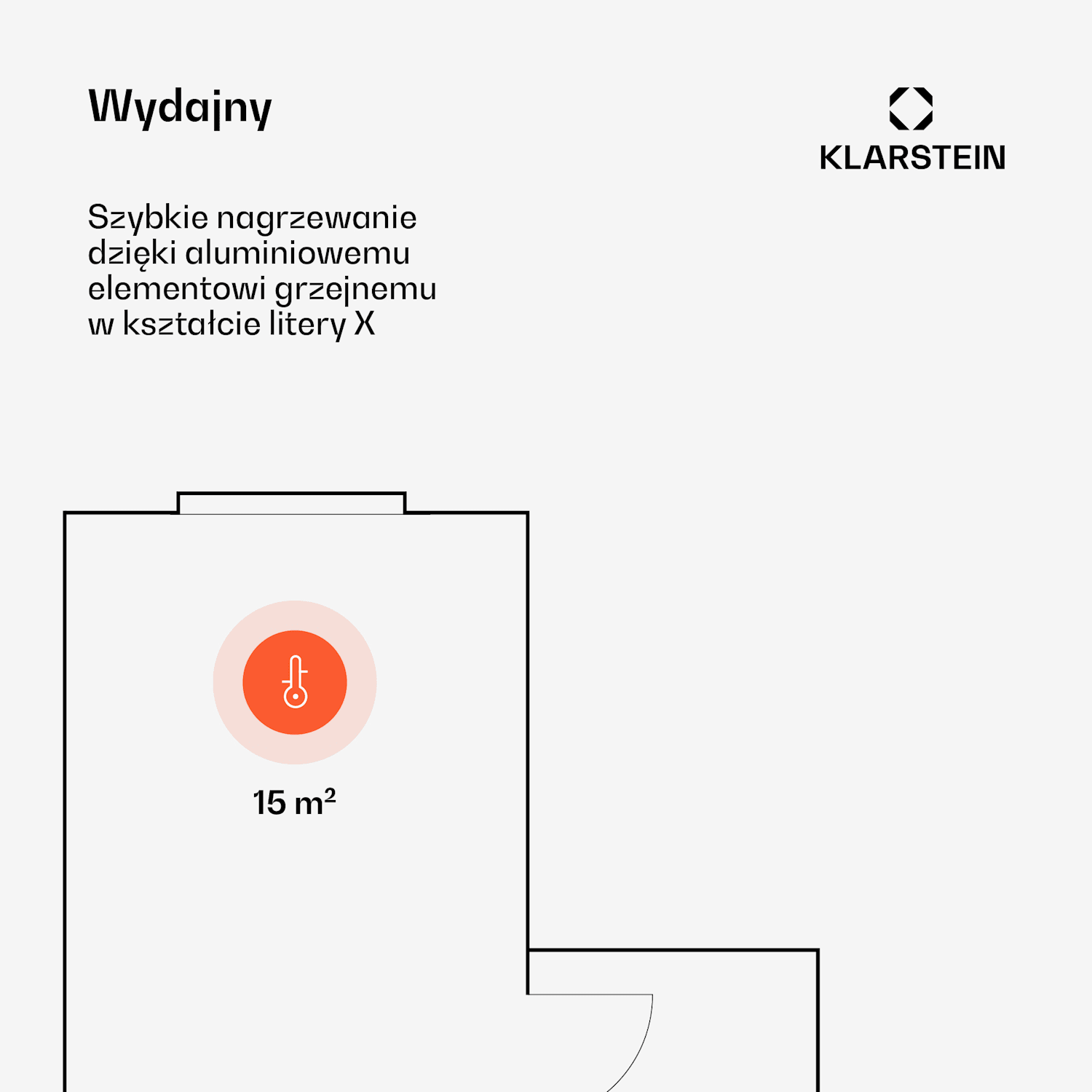 Bansin Crystal Smart, grzejnik konwekcyjny, 1500 W, 5 - 50°C, sterowanie z aplikacji 1500 W | Biały