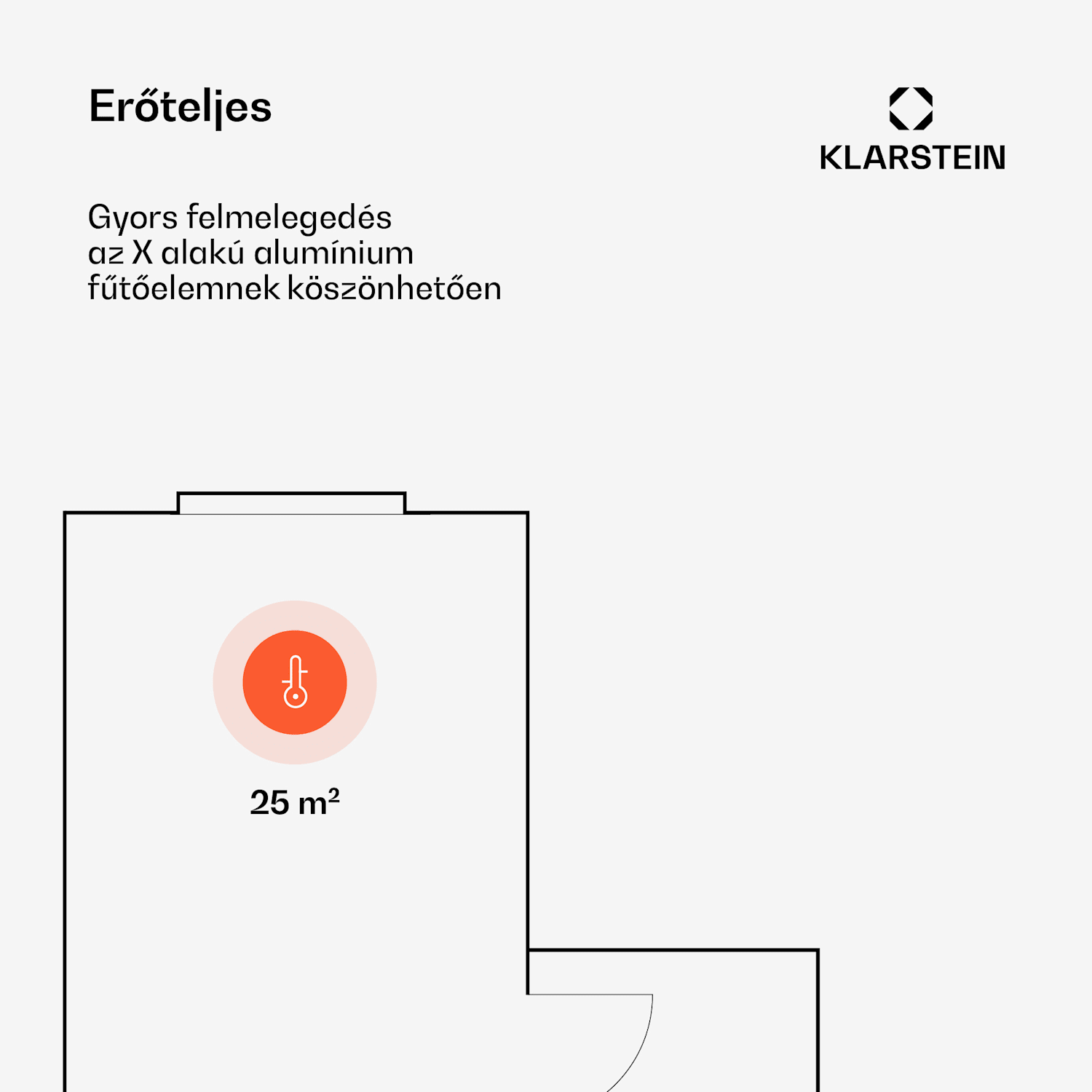 Bansin Crystal Smart, konvektor, 2500 W, 5 - 50 °C, vezérlés applikáción keresztül 2500 W | Fehér