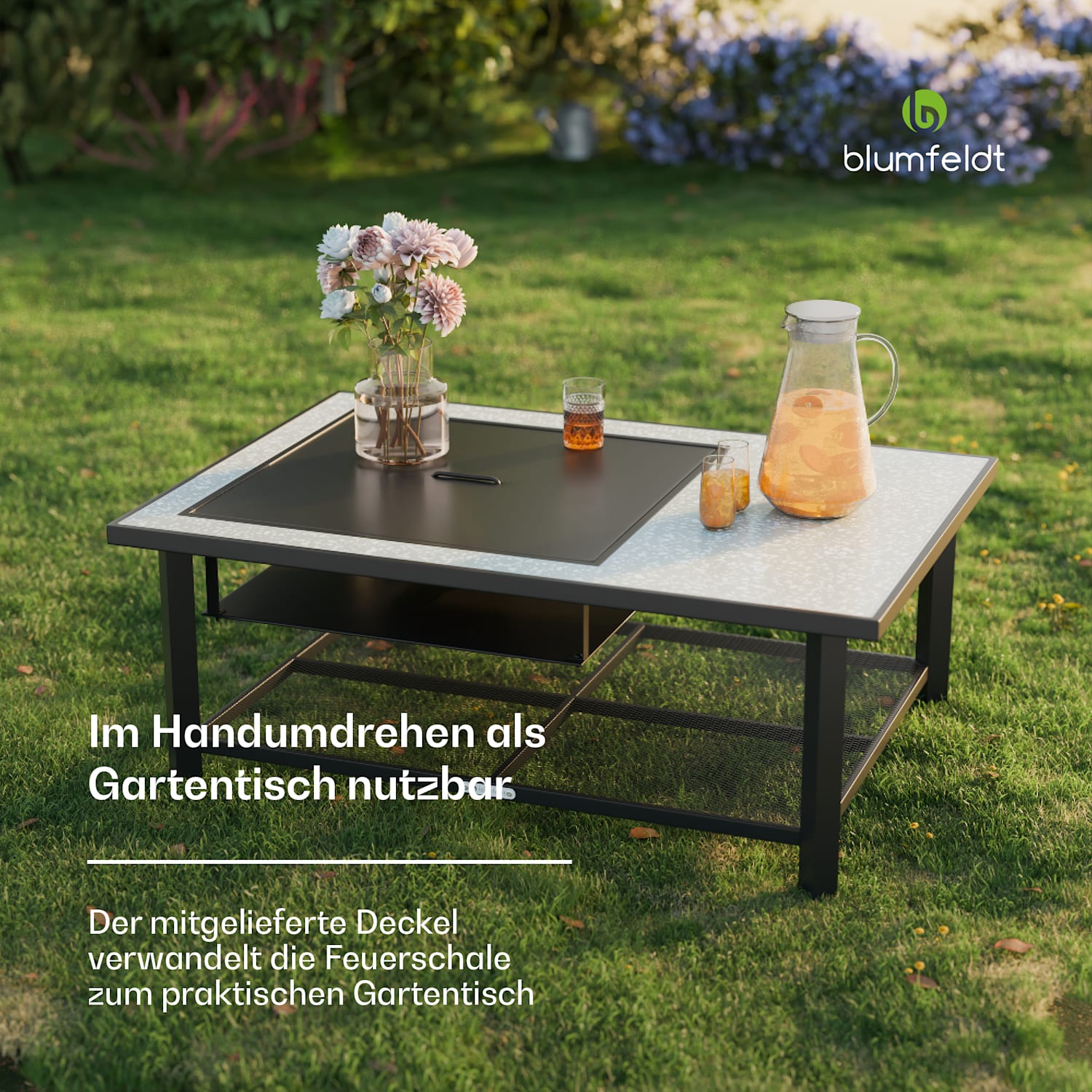 Rubal blumfeldt        Merano Avanzato L | 3-in-1-Feuerschale und FeuertischQA 5555