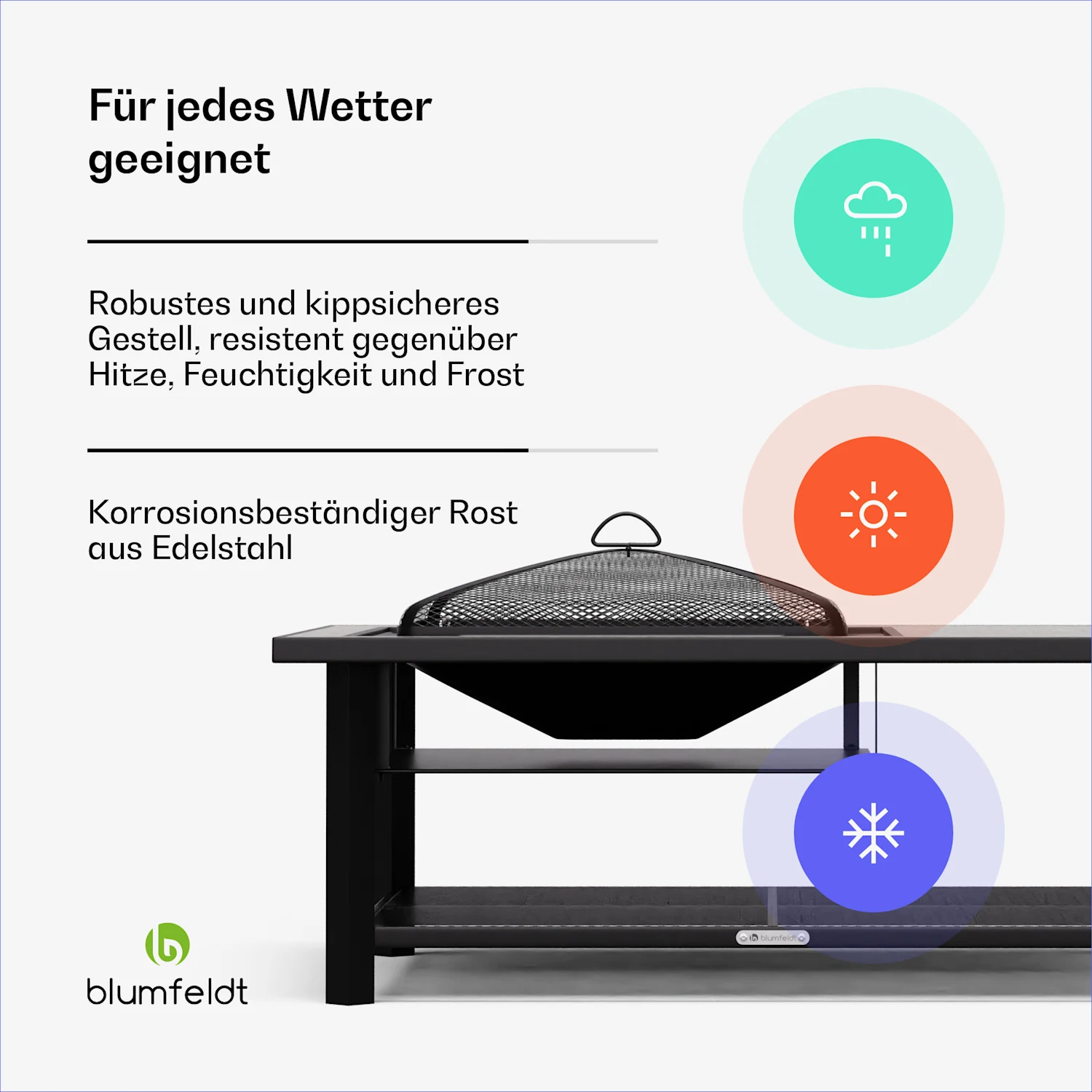 Rubal blumfeldt        Merano Avanzato L | 3-in-1-Feuerschale und FeuertischQA 5555