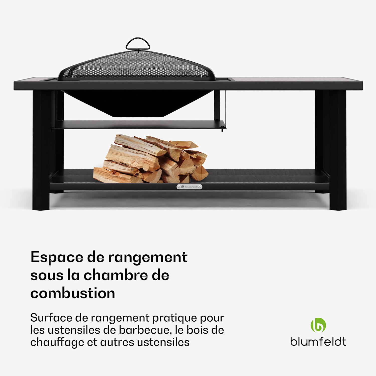 Merano Avanzato 3-in-1 vuurschaal met grillfunctie kan worden gebruikt als tafel 122 x 87 cm Een rechthoek | Gray Stone