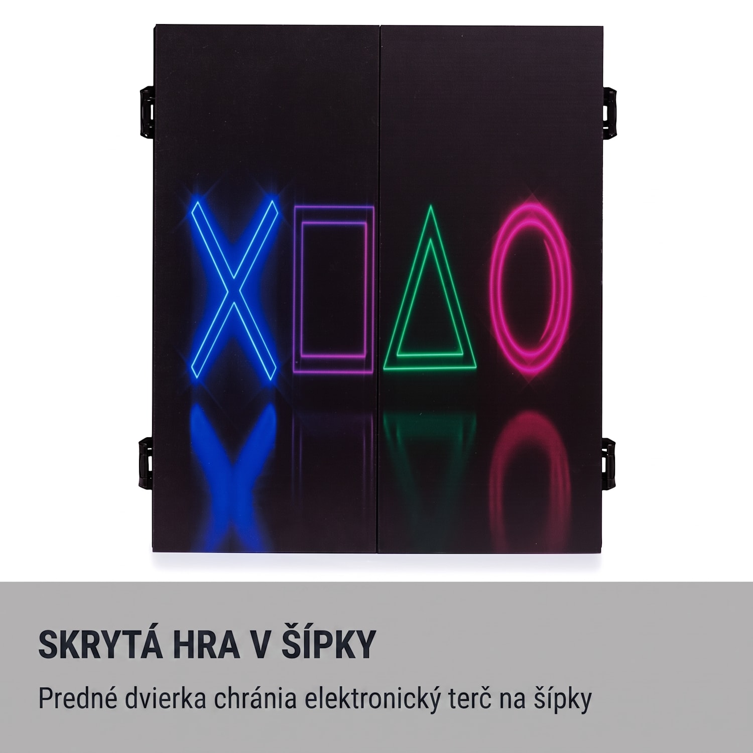 Dartmaster 180 šípky predné dvierka vrátane 12 šípok a 24 šípkových hrotov napájanie montáž na stenu Multi